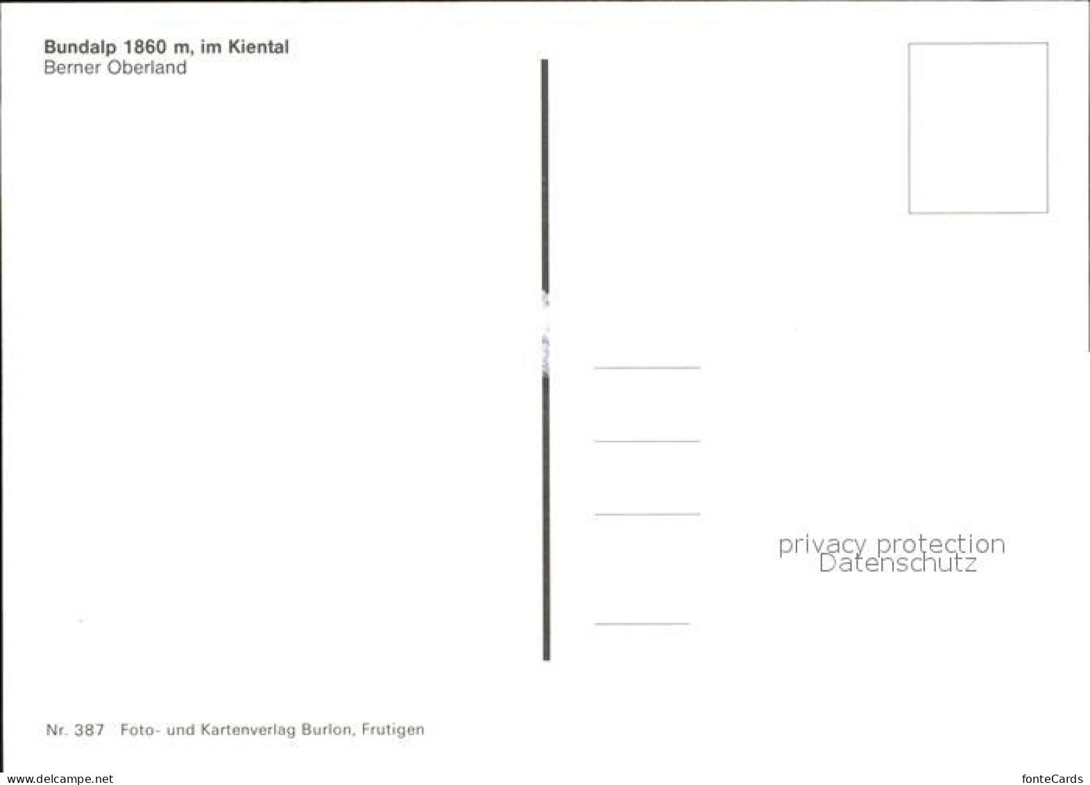 12453541 Kiental Bundalp Berner Oberland Kiental - Sonstige & Ohne Zuordnung