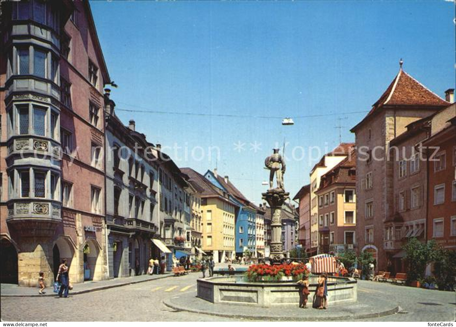 12449272 Schaffhausen SH Fronwagplatz Brunnen Schaffhausen - Autres & Non Classés