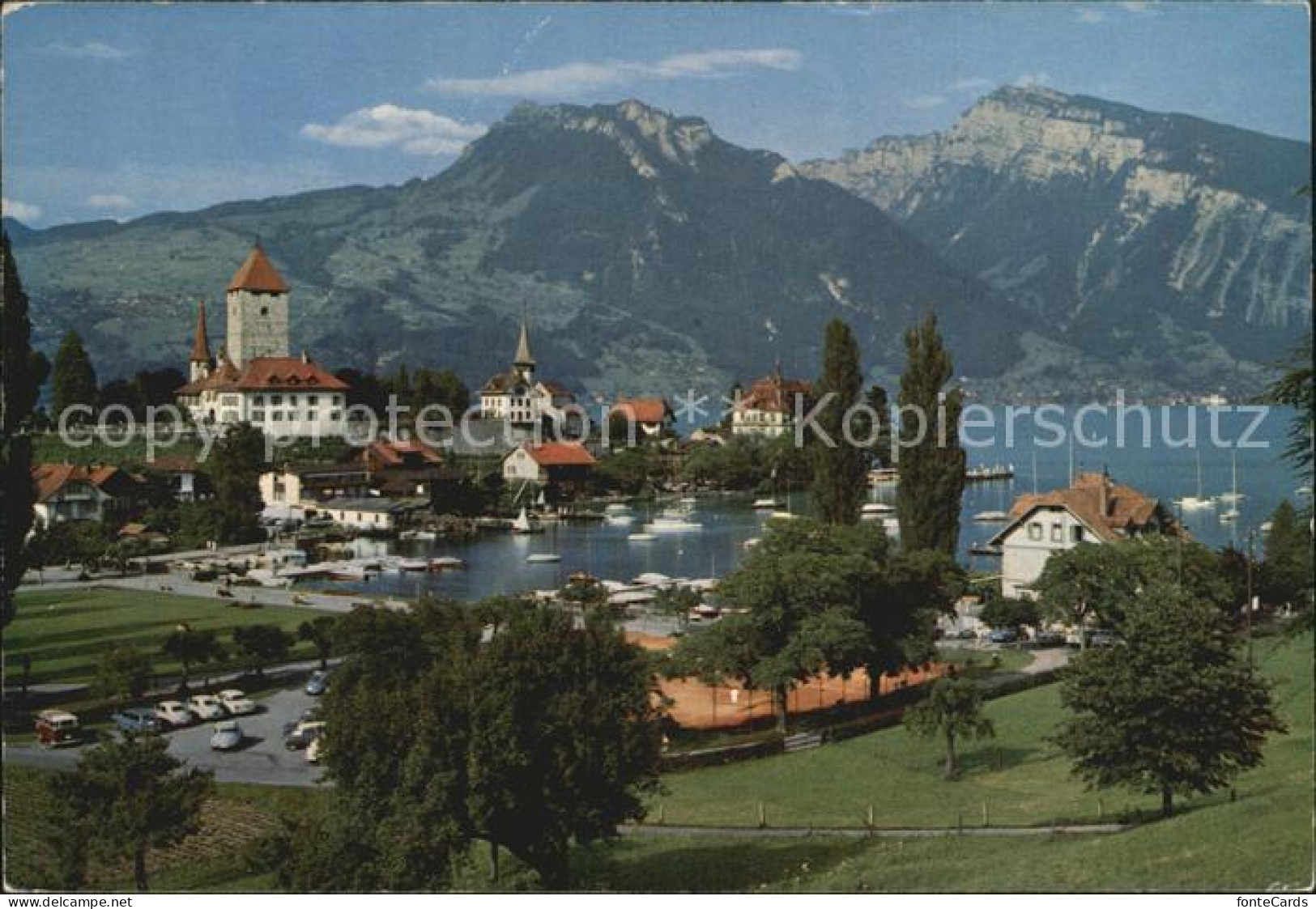 12448220 Spiez BE Schloss Sigriswiler Rothorn Und Niederhorn Spiez - Sonstige & Ohne Zuordnung