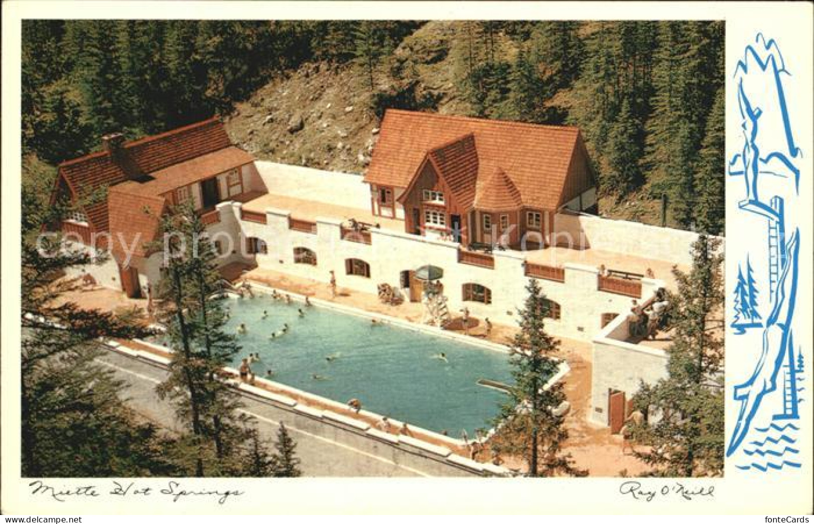 12444993 Jasper Alberta Miette Hot Springs Jasper Alberta - Zonder Classificatie