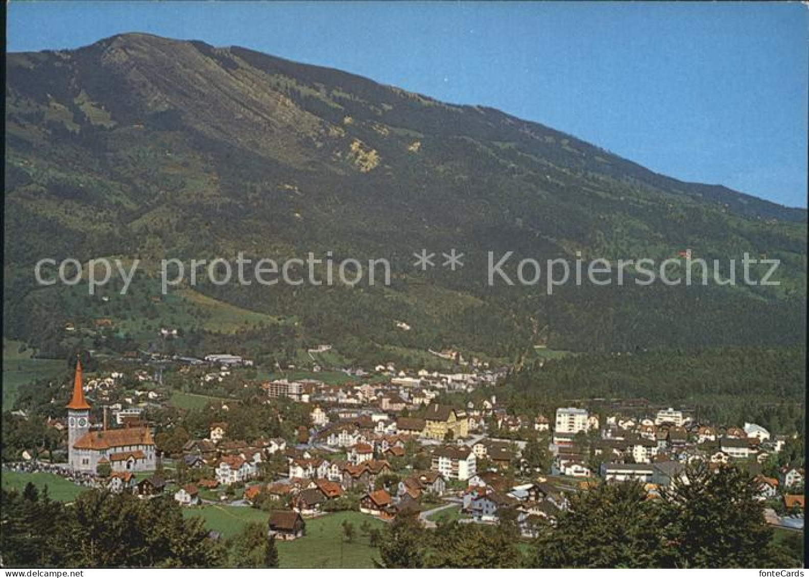 12444103 Goldau Panorama Mit Rossberg Goldau - Sonstige & Ohne Zuordnung