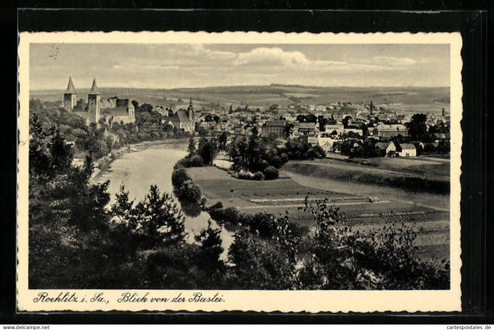 AK Rochlitz I. Sa., Blick Von Der Bastei  - Rochlitz