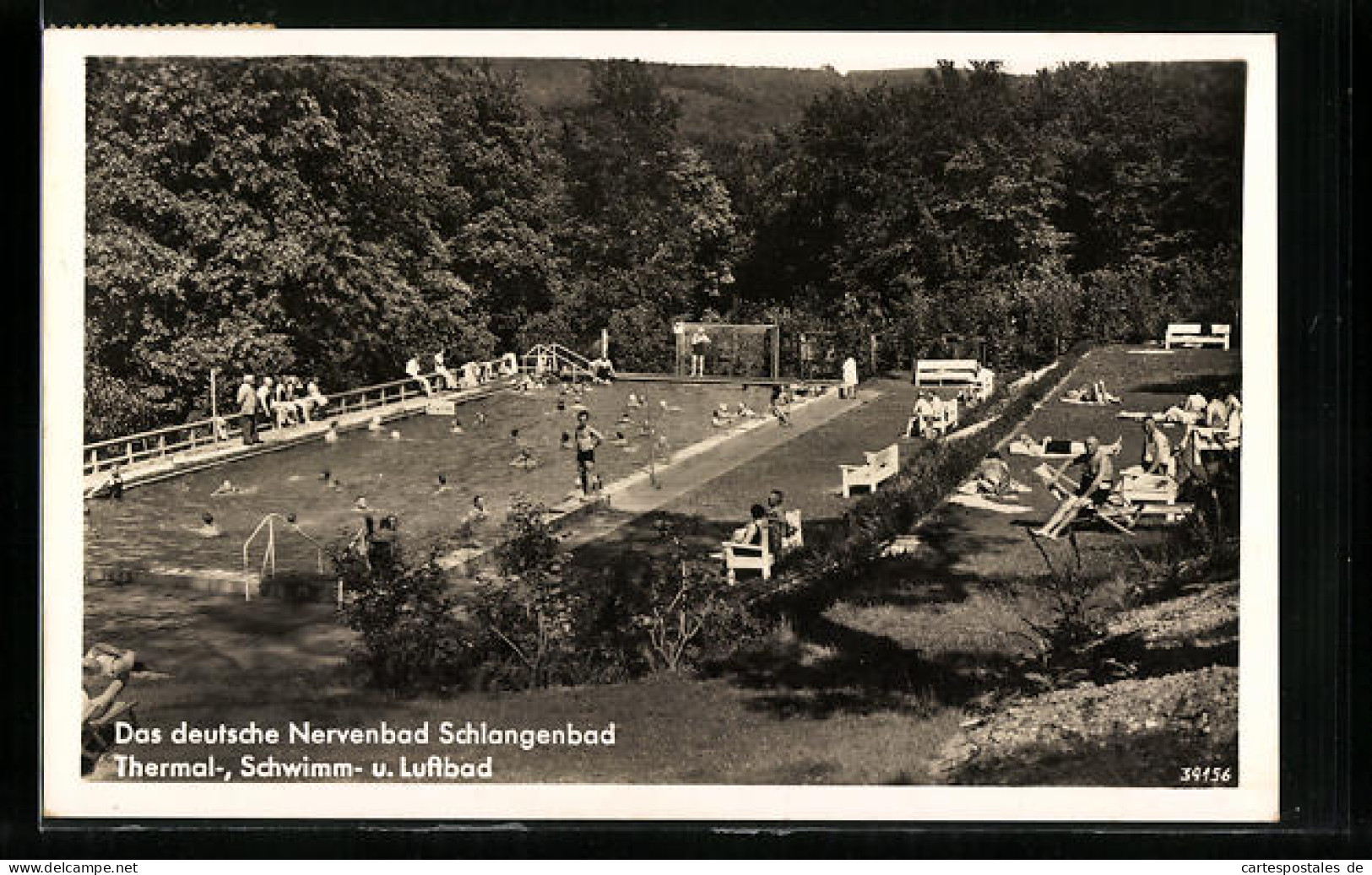 AK Schlangenbad, Das Deutsche Nervenbad, Thermal-, Schwimm- Und Luftbad  - Schlangenbad