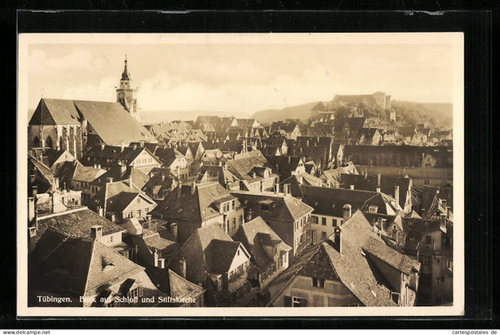 AK Tübingen, Blick Auf Schloss Und Stiftskirche  - Tübingen