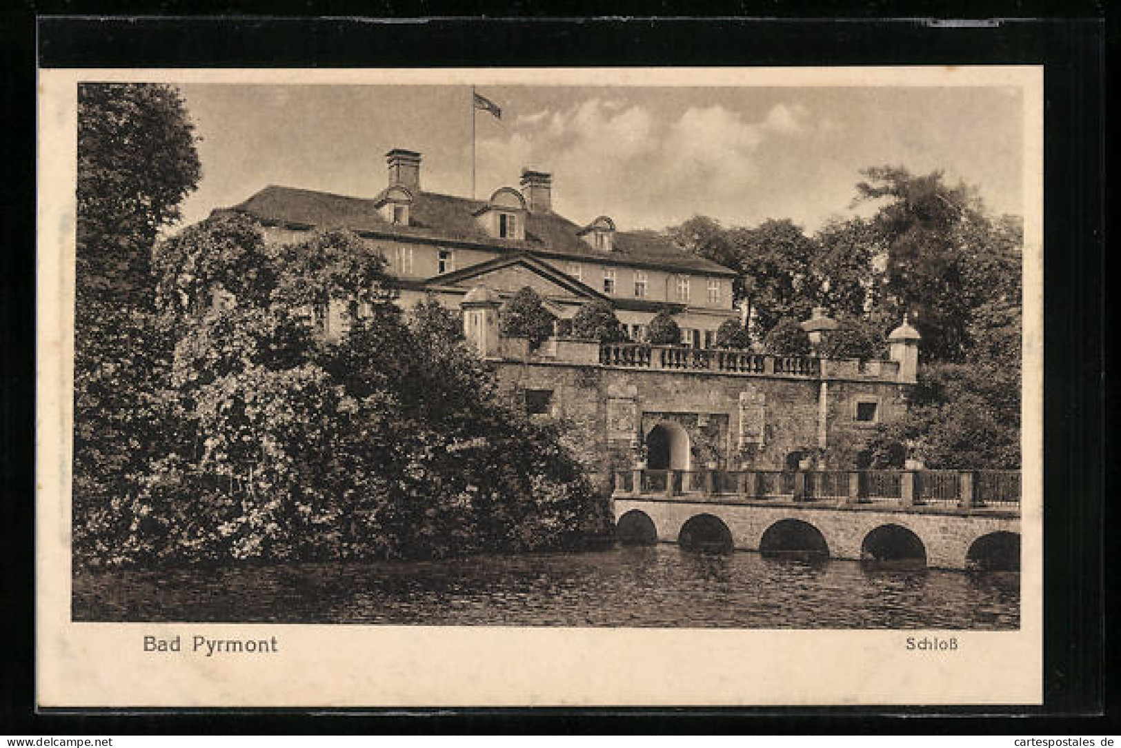 AK Bad Pyrmont, Blick Zum Schloss  - Bad Pyrmont