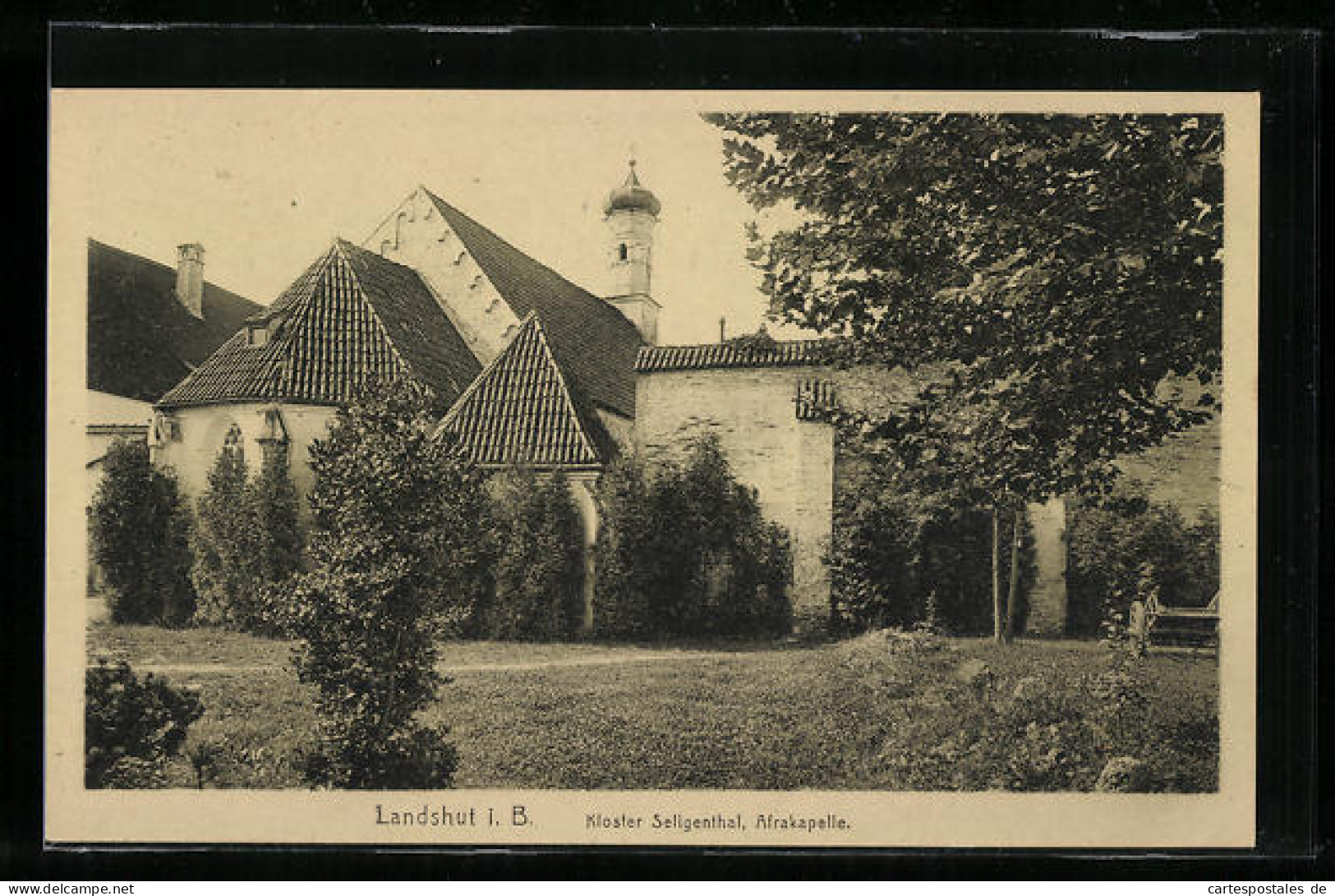 AK Landshut I. B., Kloster Seligenthal, Afrakapelle  - Landshut