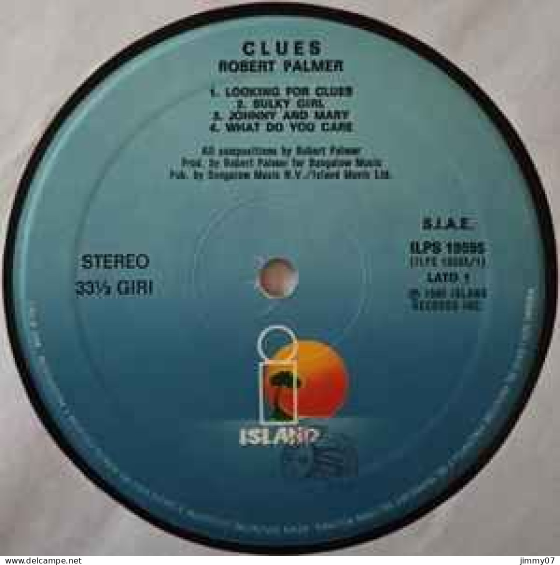 Robert Palmer - Clues (LP, Album) - Rock