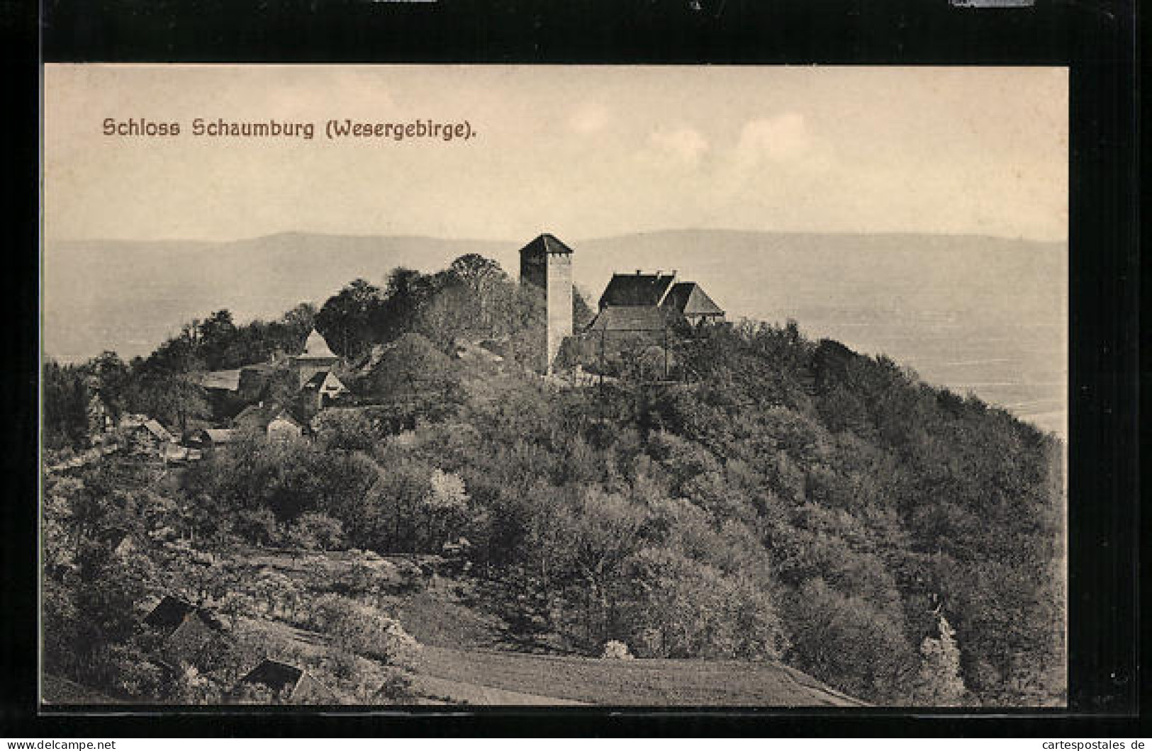 AK Schaumburg Im Wesergebirge, Blick Zum Schloss  - Schaumburg