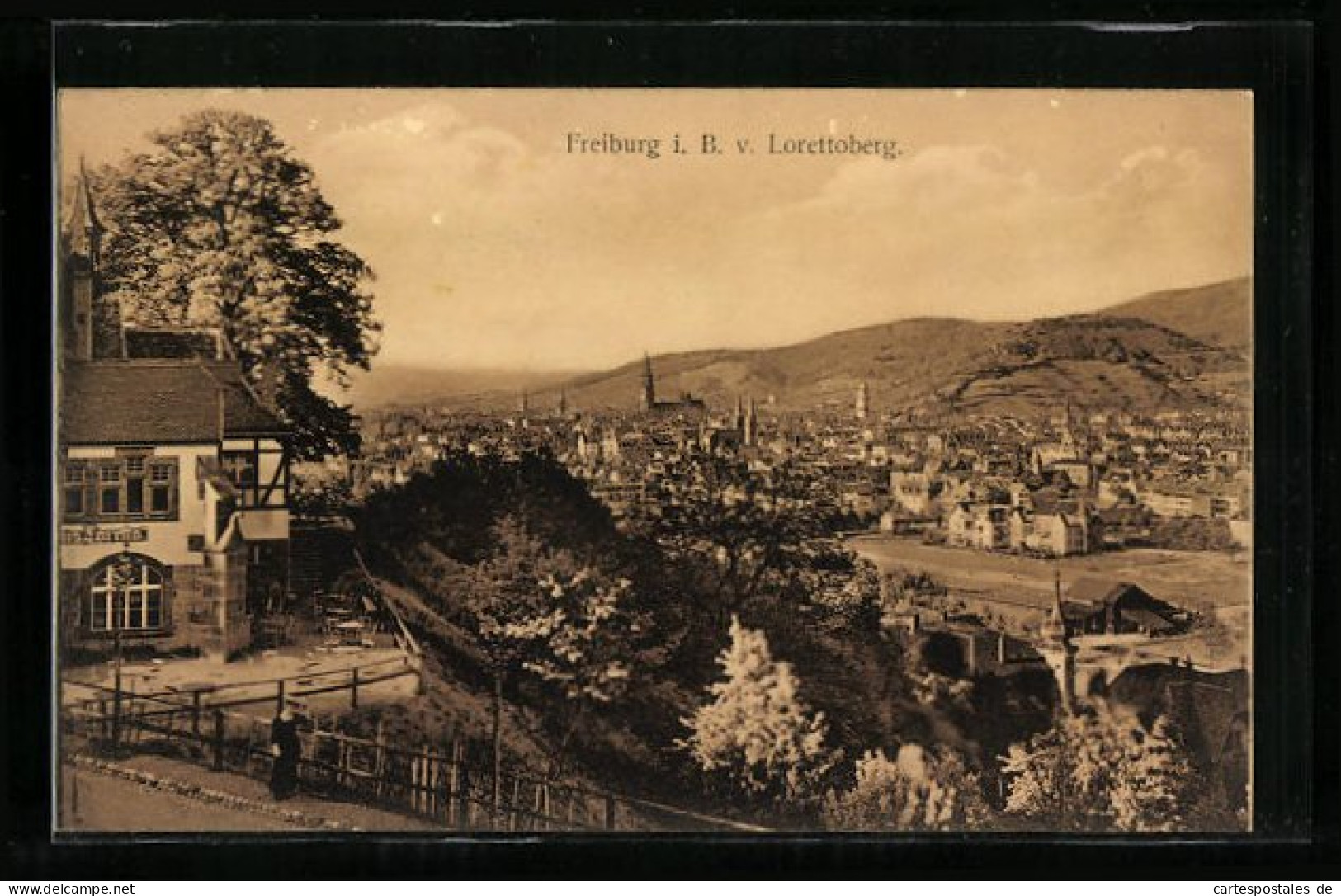 AK Freiburg I. B., Gesamtansicht Vom Lorettoberg  - Freiburg I. Br.