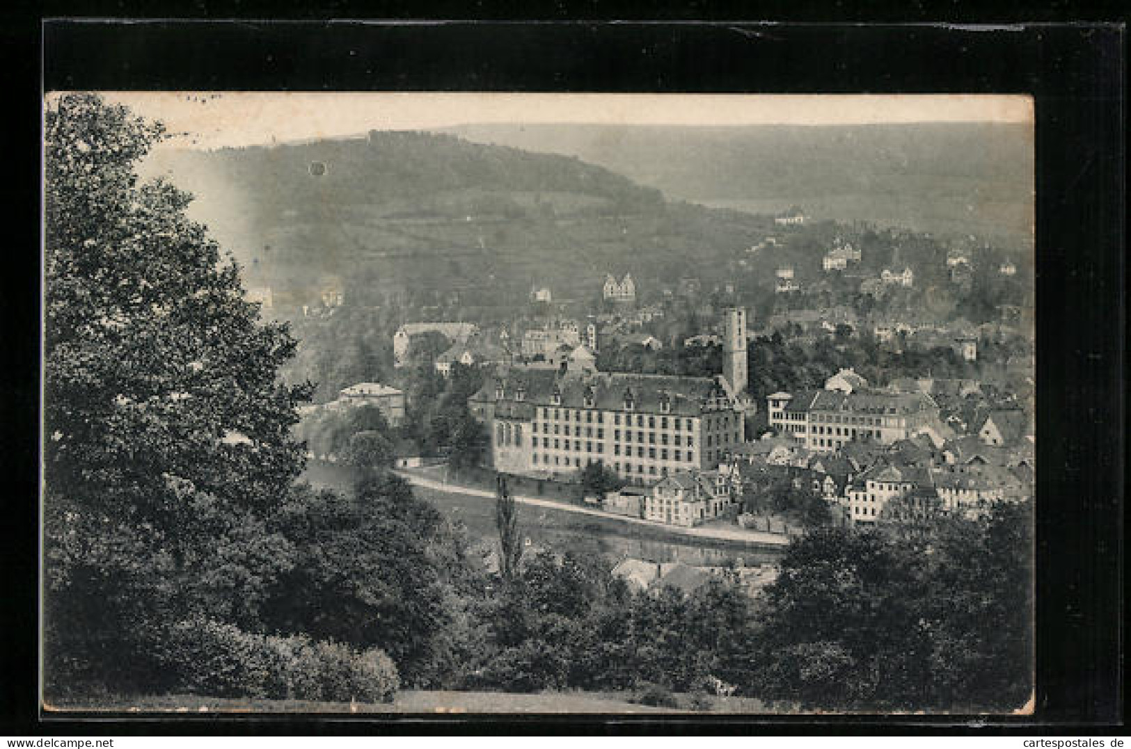 AK Hann. Münden, Blick V. Wüstefeld`s Anlage Auf Schloss Und Kattenbühl  - Hannoversch Muenden