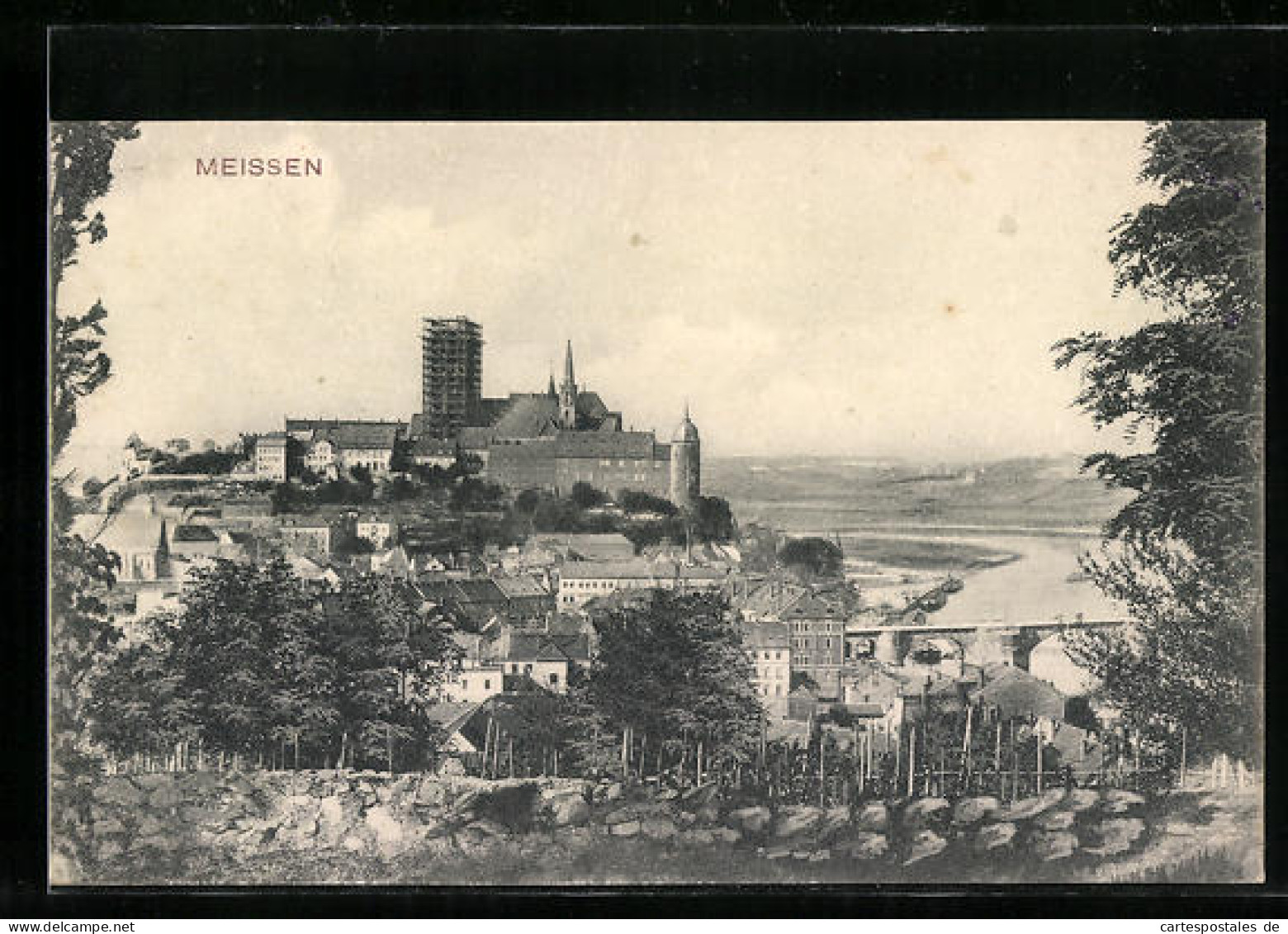 AK Meissen, Stadtansicht Mit Albrechtsburg  - Meissen