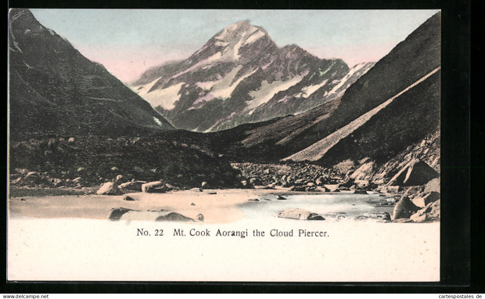 AK Neuseeland, Mt. Cook Aorangi The Cloud Piercer  - Nuova Zelanda