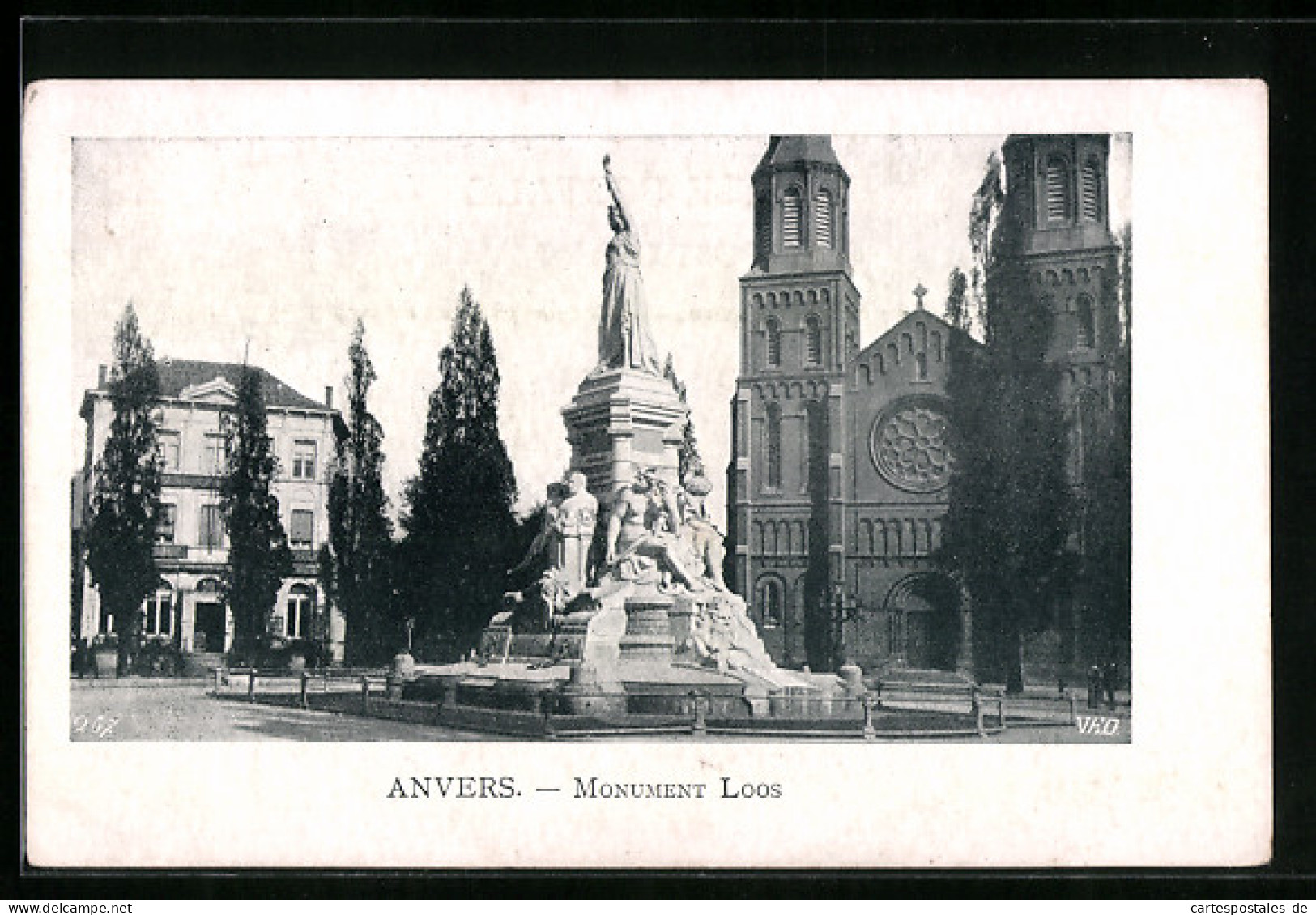 AK Anvers, Monument Loos  - Andere & Zonder Classificatie