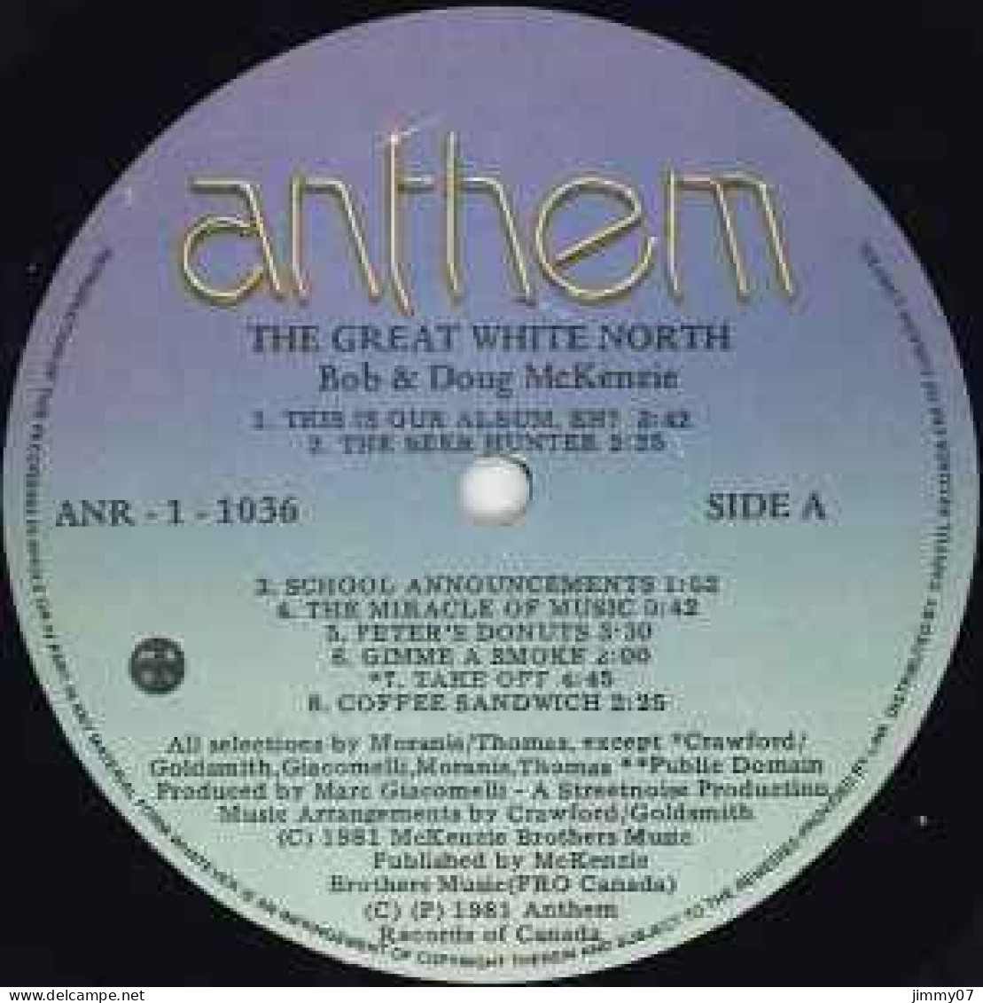 Bob & Doug McKenzie - Great White North (LP, Album) - Cómica