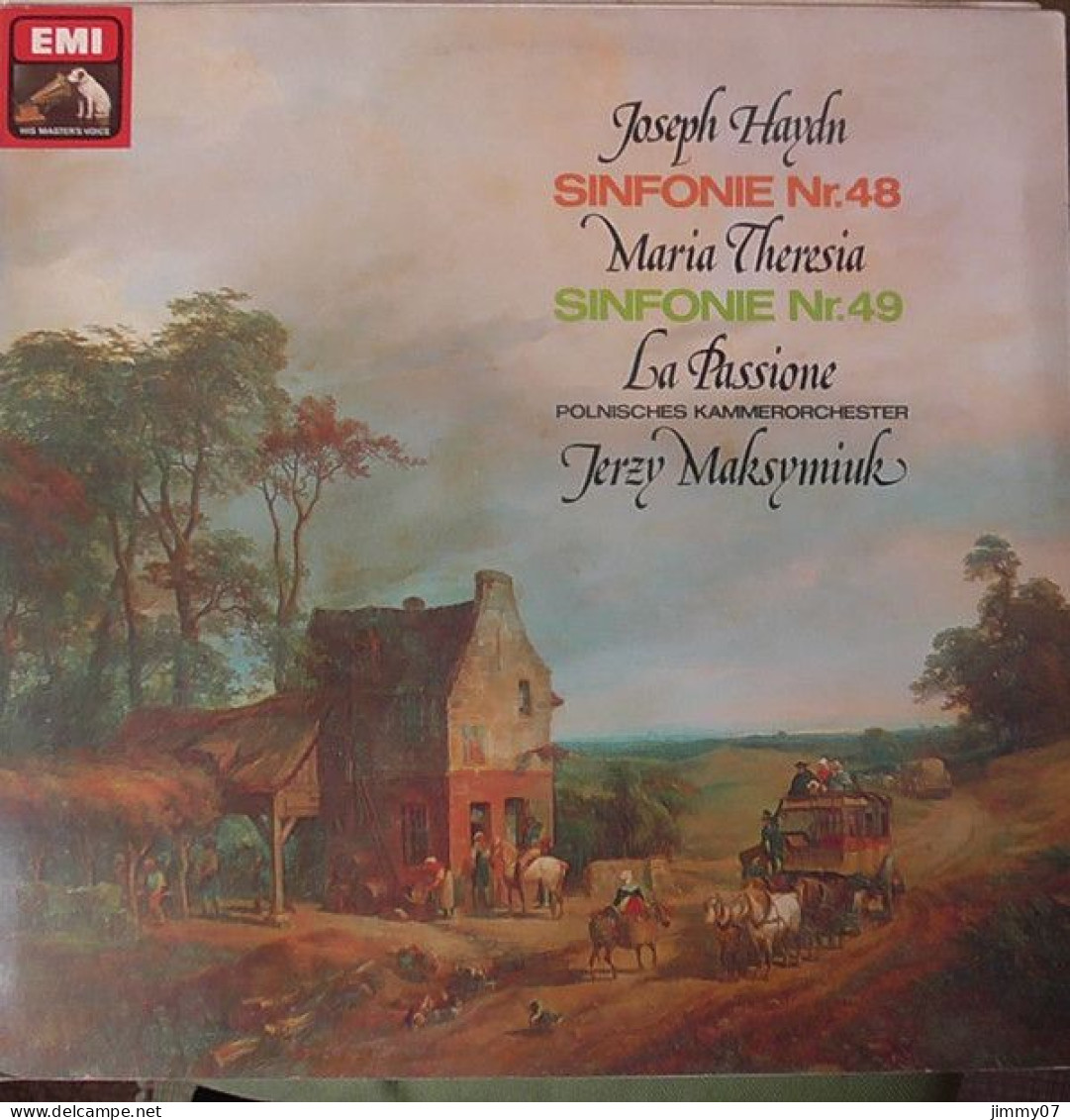 Haydn - Polish Chamber Orch.,Maksymiuk - Symphonies No. 48 "Maria Theresia" • No. 49 "La Passione" (LP, Album) - Clásica