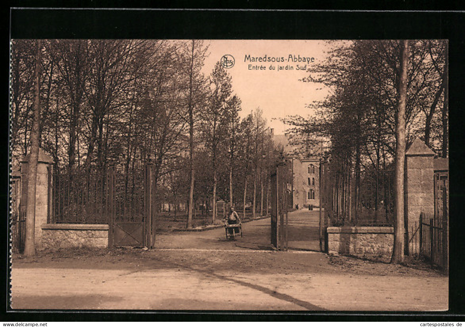 AK Maredsous, Abbaye-Entrèe Du Jardin Sud  - Altri & Non Classificati