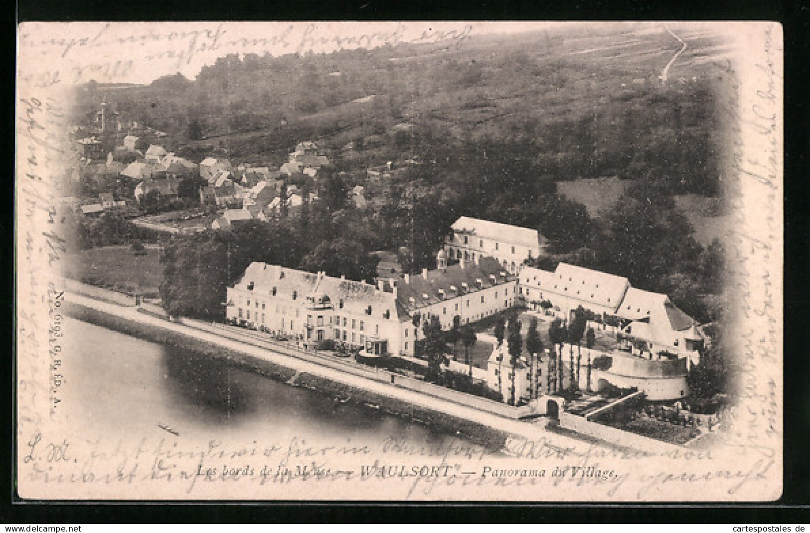 AK Waulsort, Les Bords De La Meuse, Panorama Du Village  - Other & Unclassified