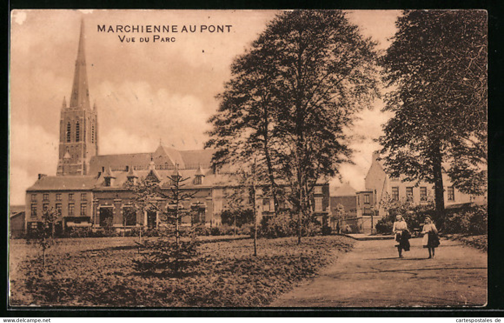 AK Marchienne-au-Pont, Vue Du Parc  - Sonstige & Ohne Zuordnung