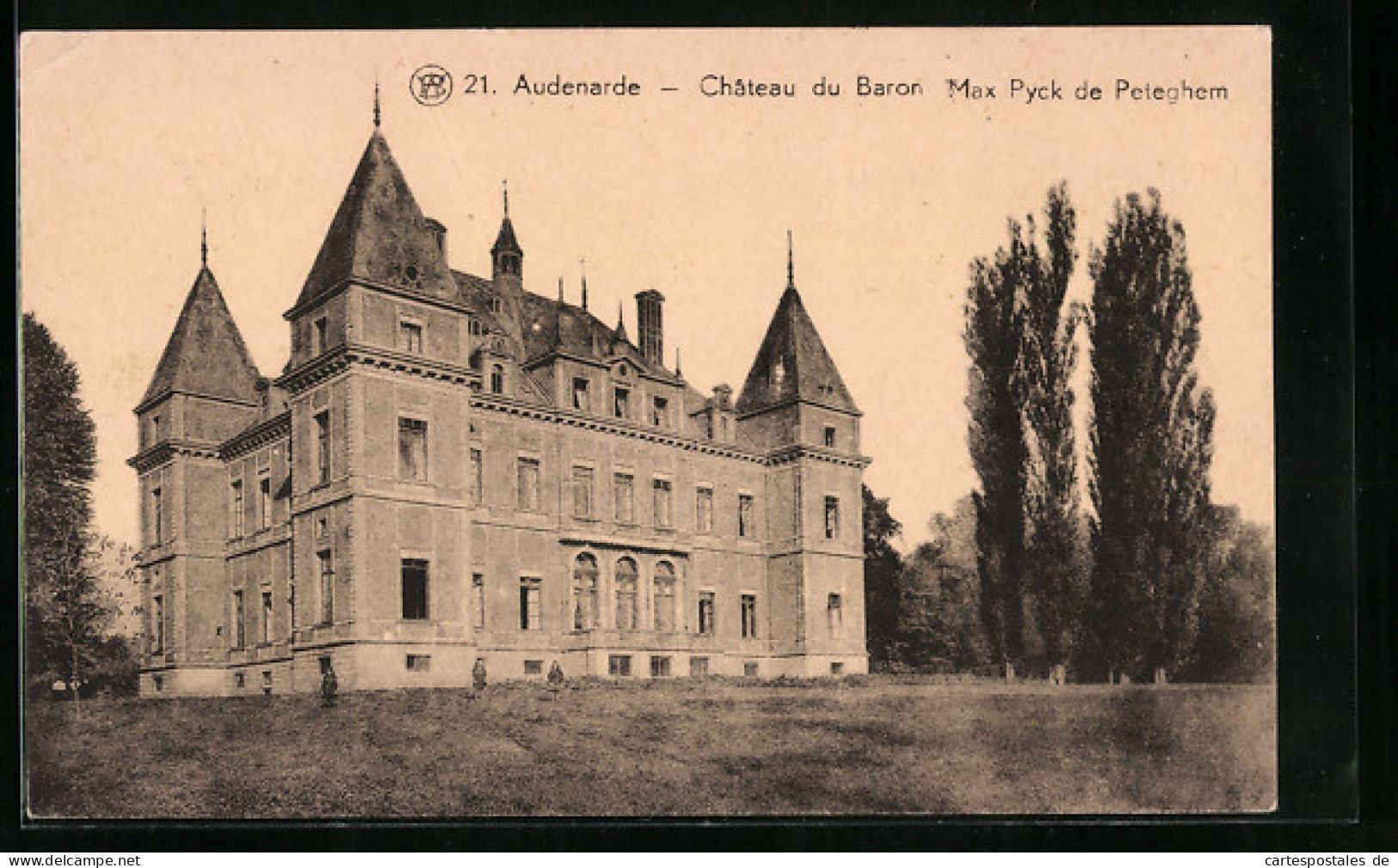 AK Audenarde, Chateau Du Baron Max Pyck De Peteghem  - Otros & Sin Clasificación