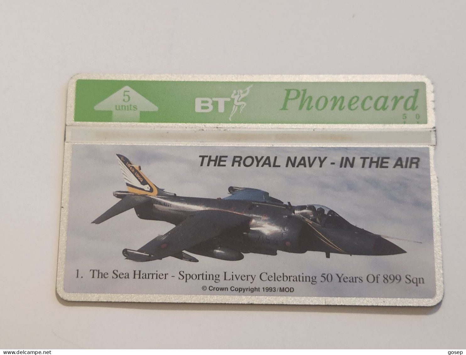 United Kingdom-(BTG-141)-Royal Navy In The Air-(1)-Sea-(152)(5units)(343K72324)(tirage-600)(price Cataloge-25.00£-mint - BT Algemene Uitgaven