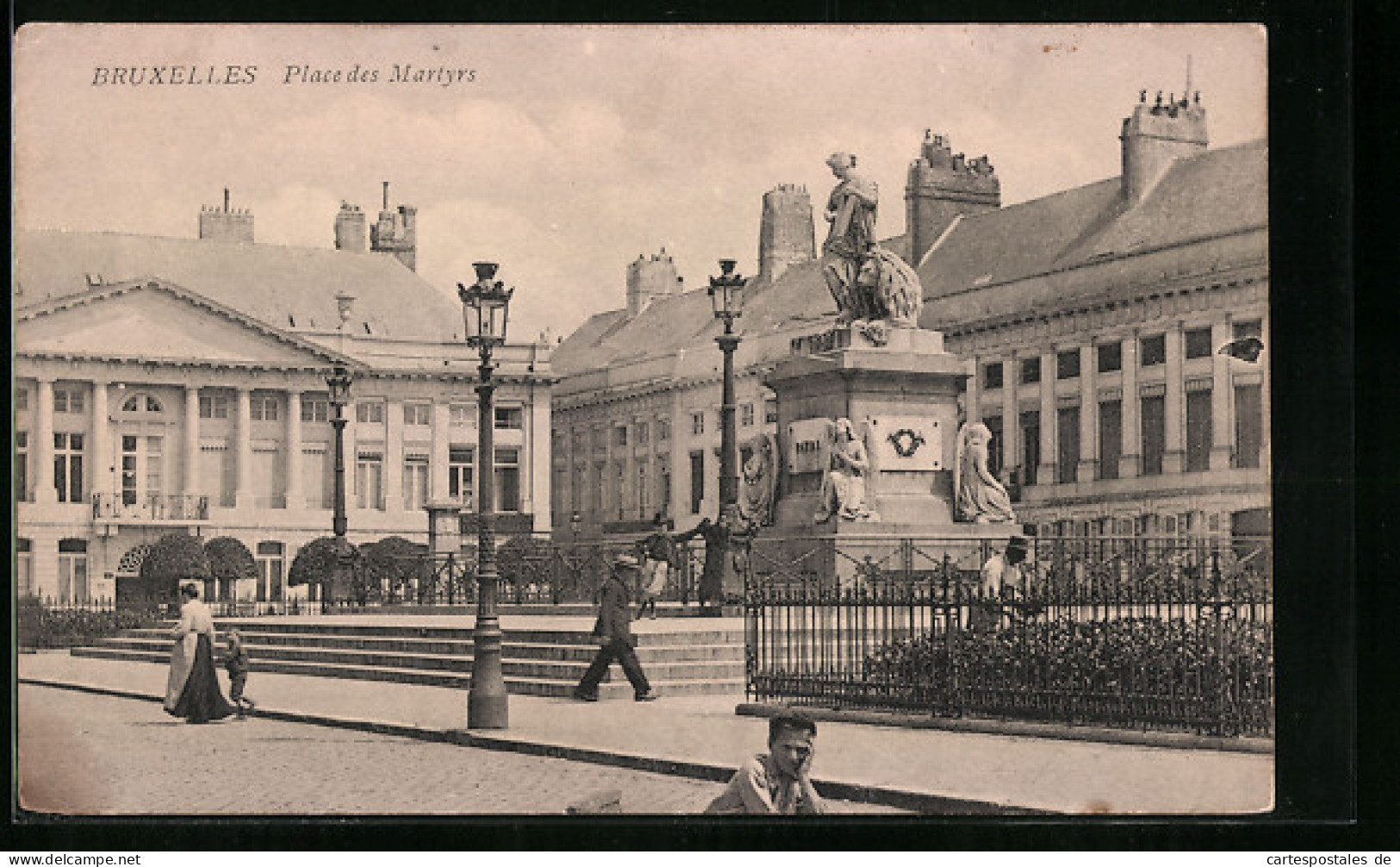 AK Brüssel / Bruxelles, Place Des Martyrs  - Brüssel (Stadt)