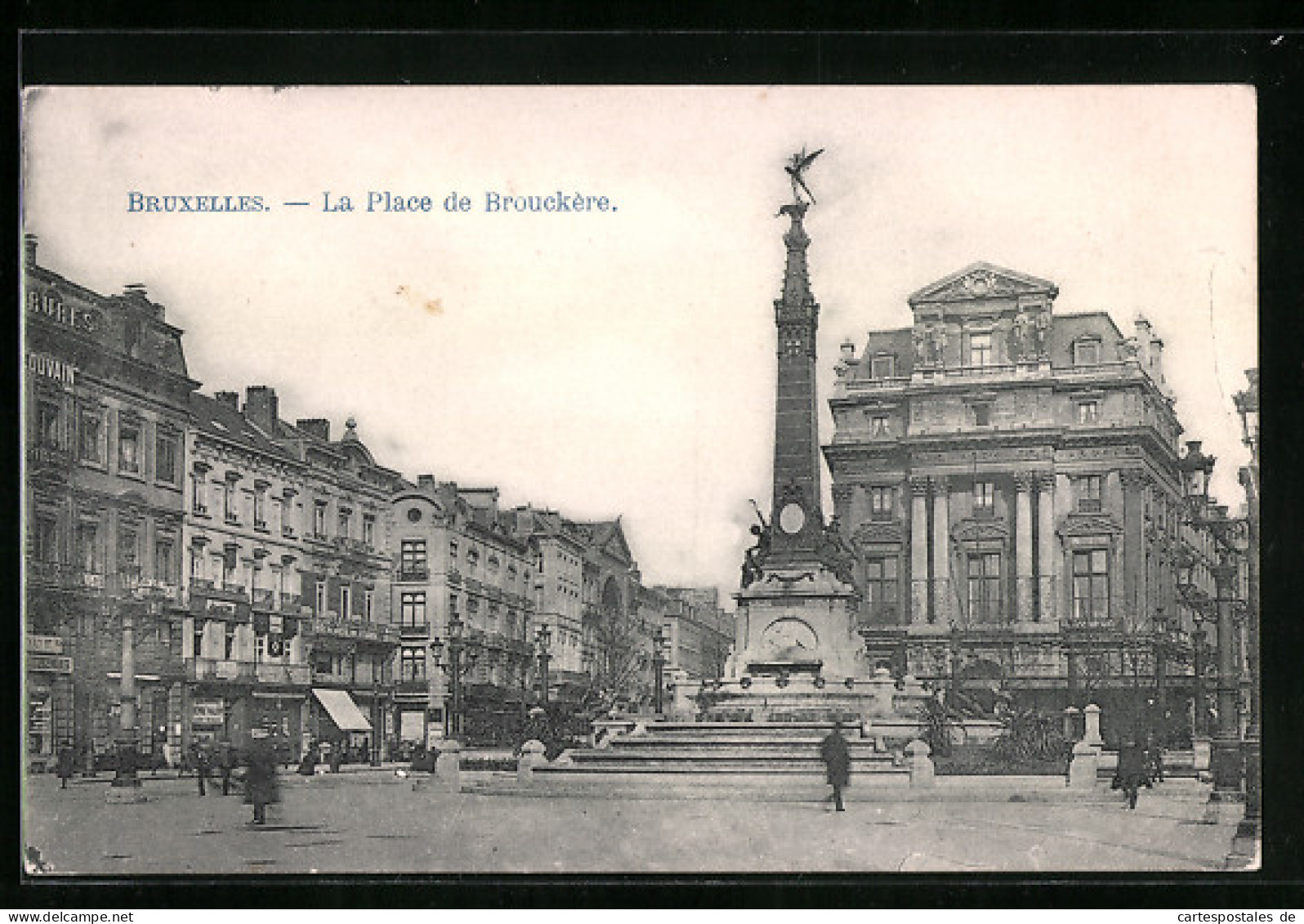 AK Brüssel / Bruxelles, La Place De Brouckère  - Brüssel (Stadt)