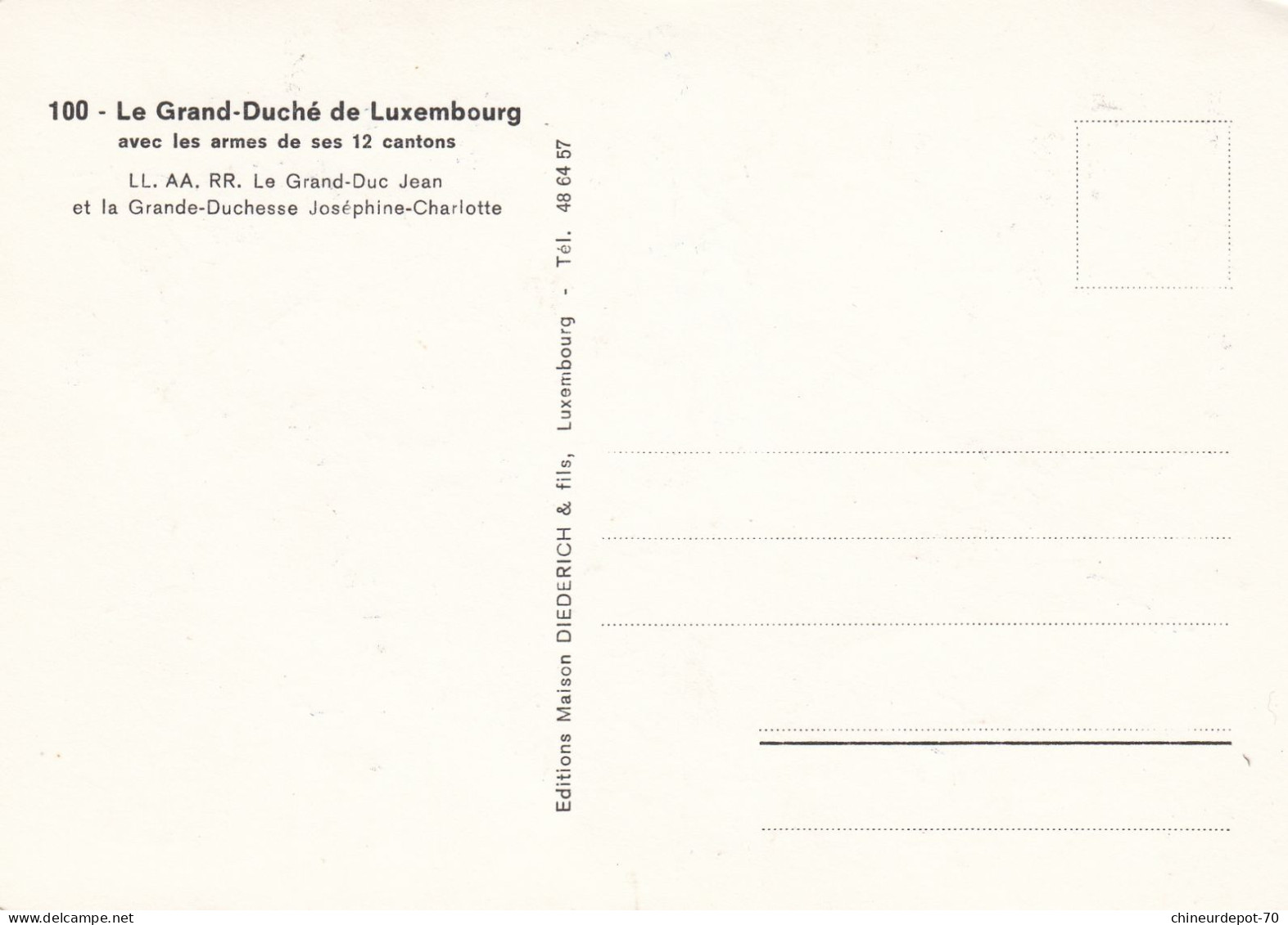 GRAND DUCHE DU LUXEMBOURG - Sonstige & Ohne Zuordnung