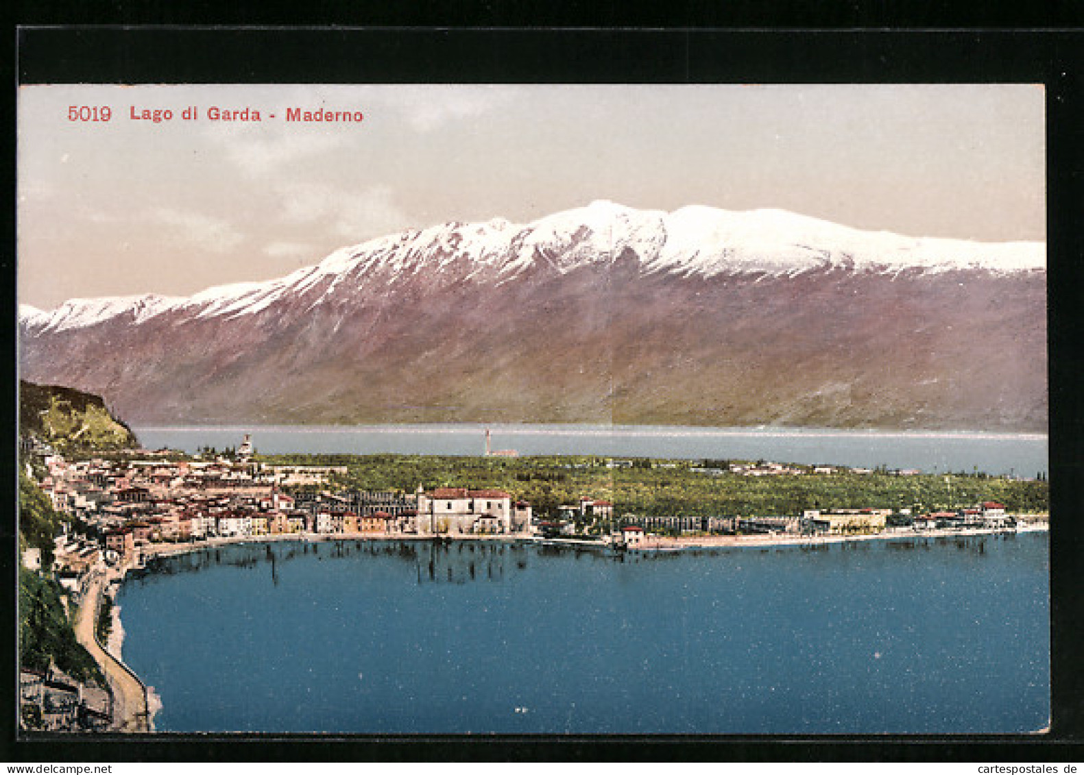 Cartolina Maderno /Lago Di Garda, Gesamtansicht Aus Der Vogelschau  - Autres & Non Classés