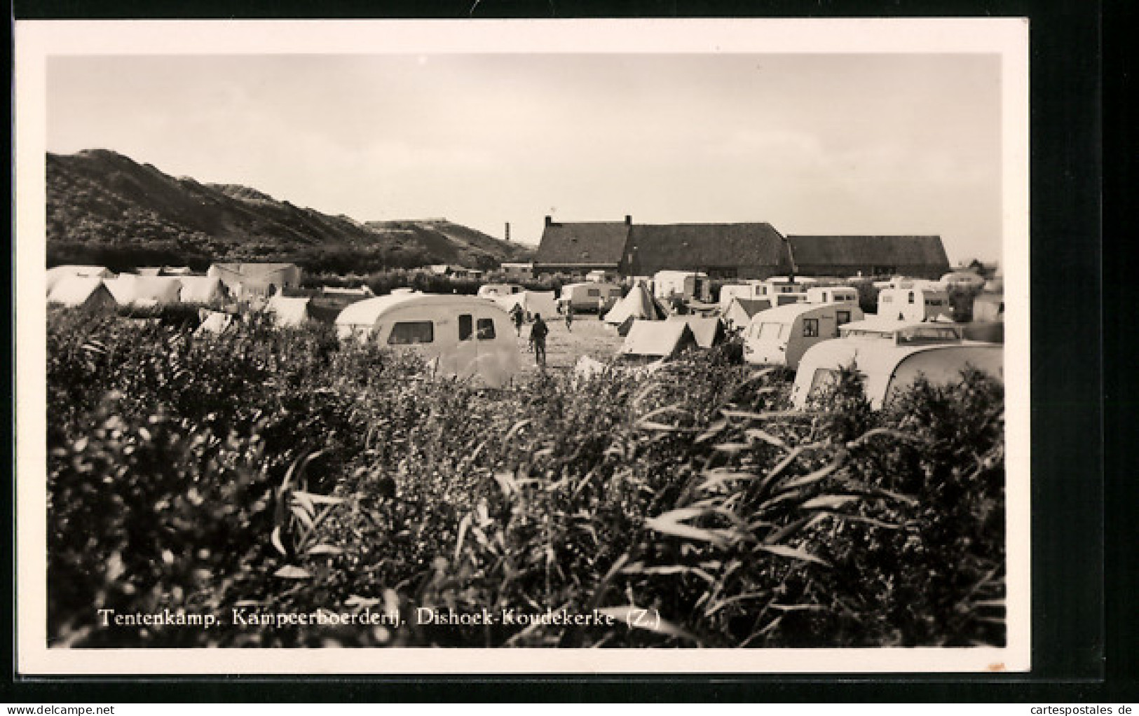 AK Koudekerke-Dishoek, Tentenkamp, Kampeerboerderij  - Autres & Non Classés