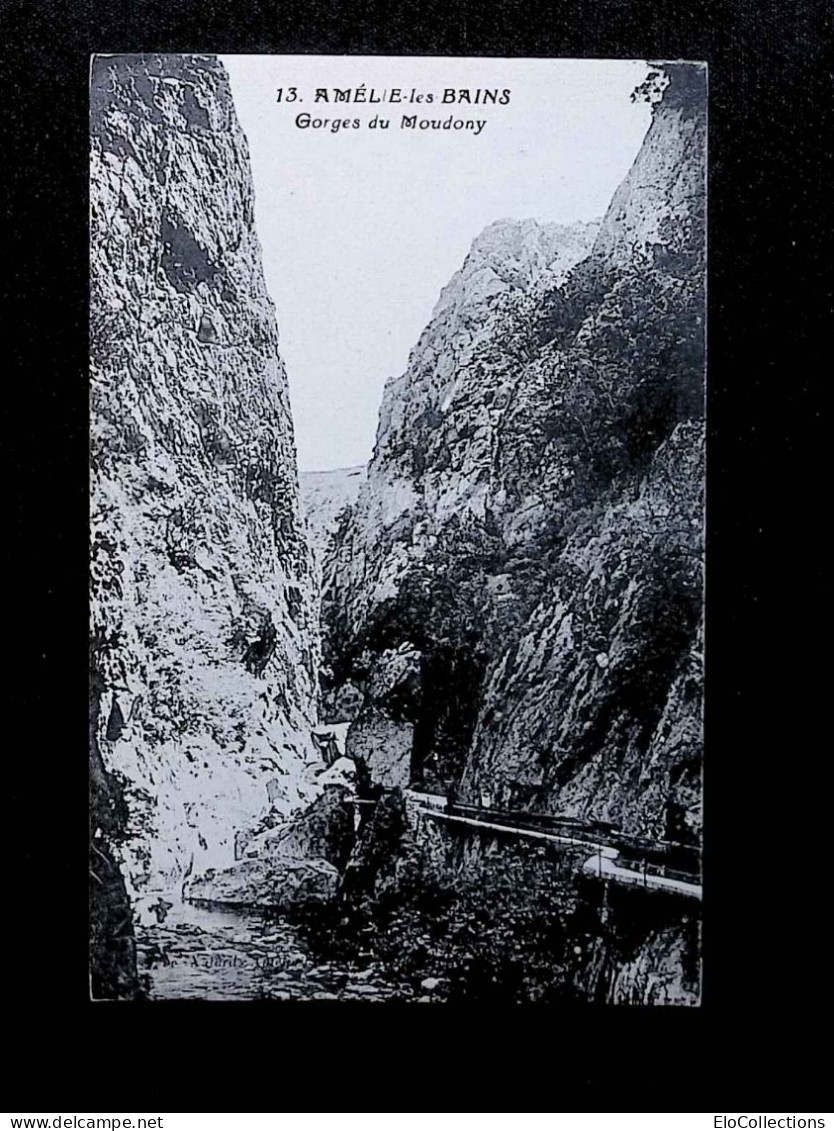 Cp, 66, Amélie Les Bains, Gorges De Mondony ( Moudony ), Vierge - Amélie-les-Bains-Palalda