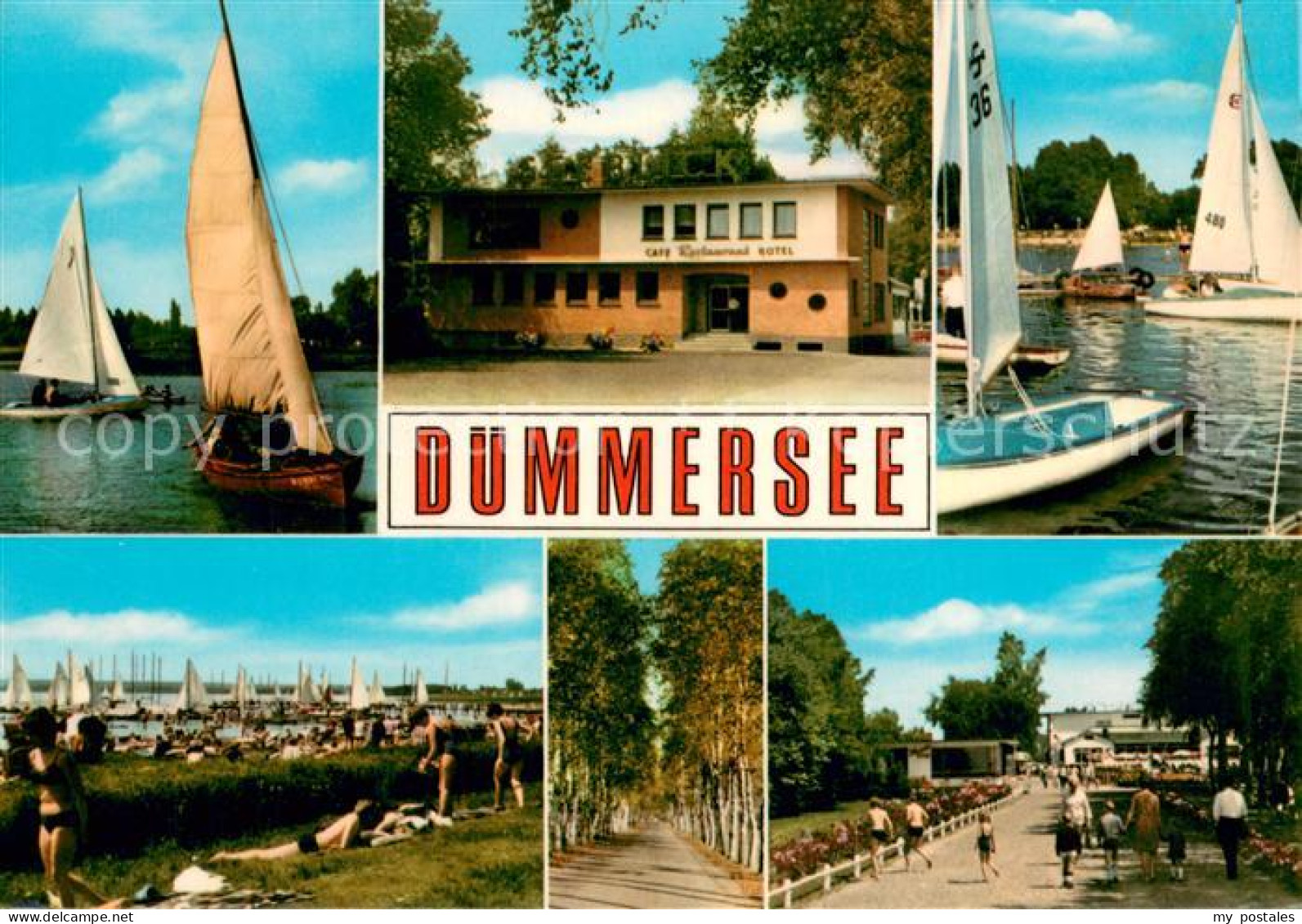 73743666 Duemmersee Mecklenburg-Vorpommern Hotel Restaurant Cafe Seeblick Bootsp - Altri & Non Classificati