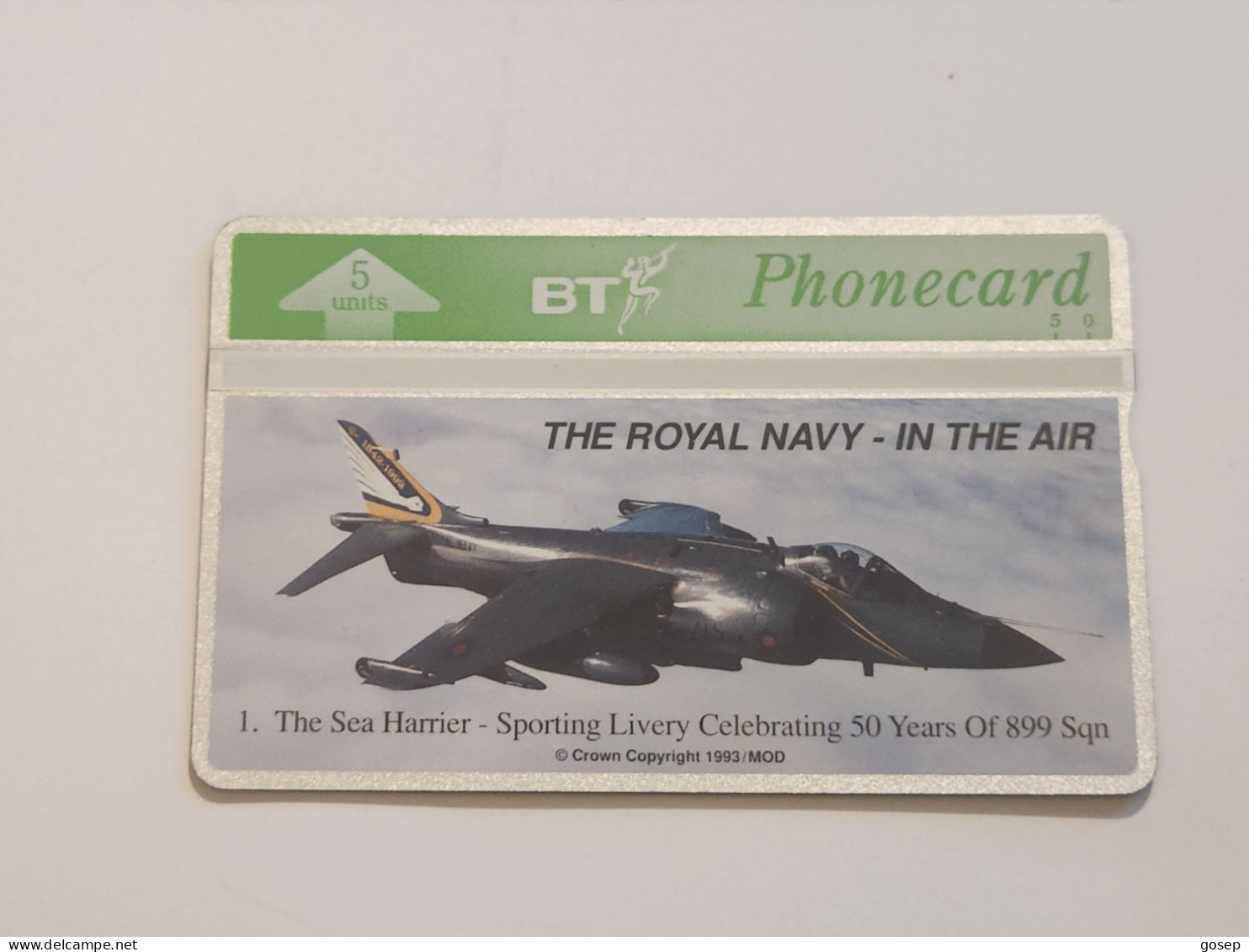 United Kingdom-(BTG-141)-Royal Navy In The Air-(1)-Sea-(153)(5units)(343K72434)(tirage-600)(price Cataloge-25.00£-mint - BT Algemene Uitgaven