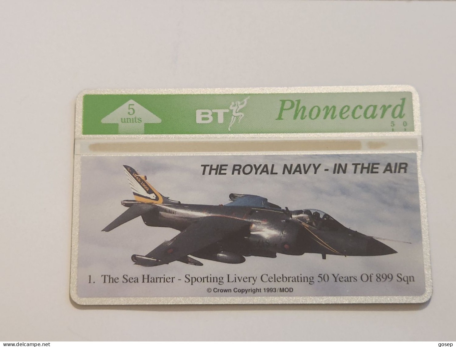United Kingdom-(BTG-141)-Royal Navy In The Air-(1)-Sea-(154)(5units)(343K72524)(tirage-600)(price Cataloge-25.00£-mint - BT Allgemeine