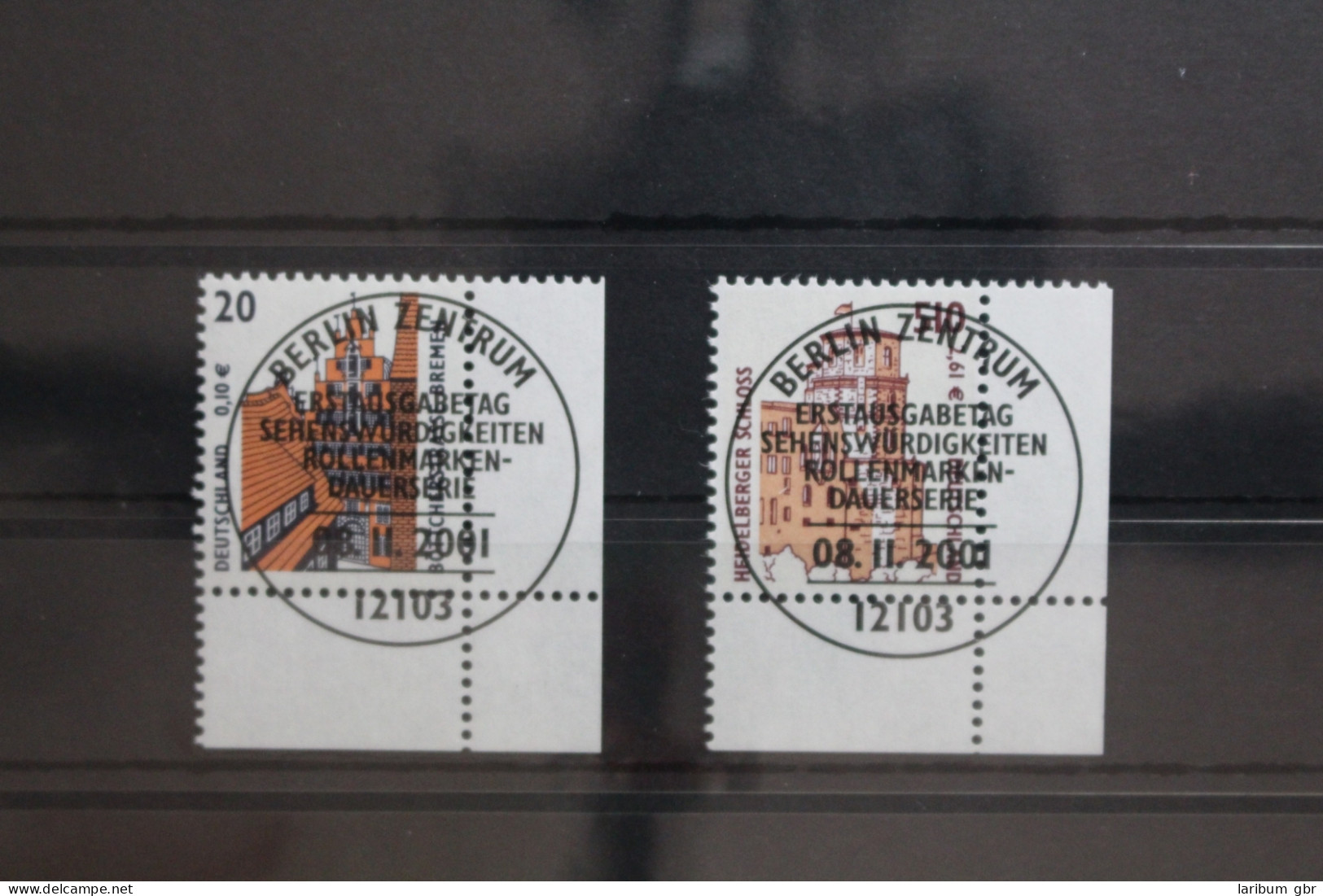 BRD 2224-2225 Gestempelt Als Eckrand "Vollstempel" #TA855 - Other & Unclassified