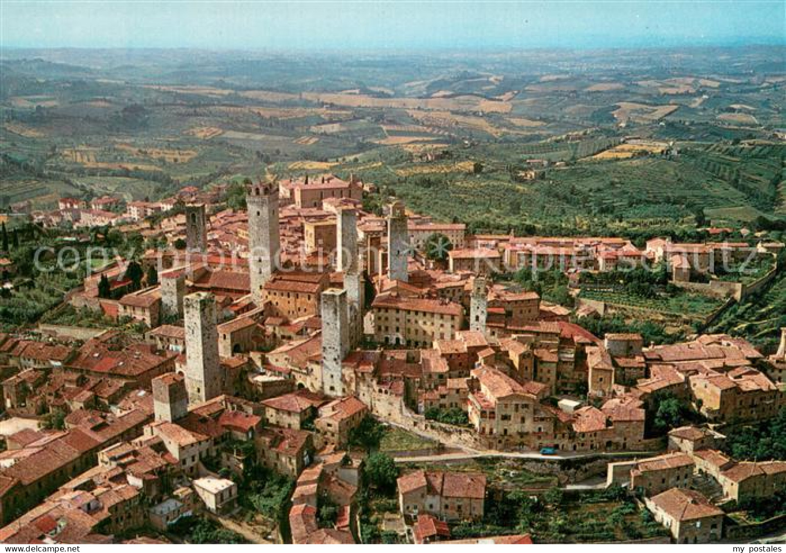 73743576 San Gimignano Toscana Panorama Dall Aereo  - Autres & Non Classés