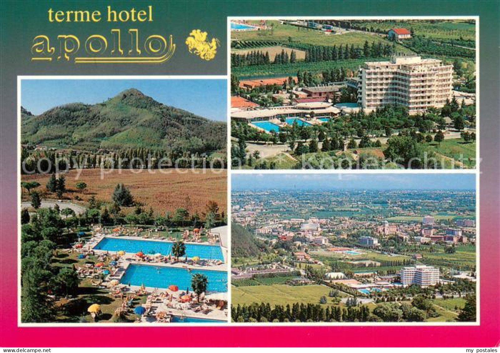 73743528 Montegrotto Terme Terme Hotel Apollo Thermalbad Luftbild Montegrotto Te - Other & Unclassified