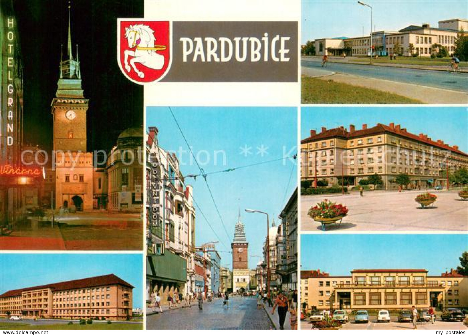 73743516 Pardubice Pardubitz CZ Stadttor Lehrlingsheim Siedlung Dkla Trida Miru  - Tchéquie