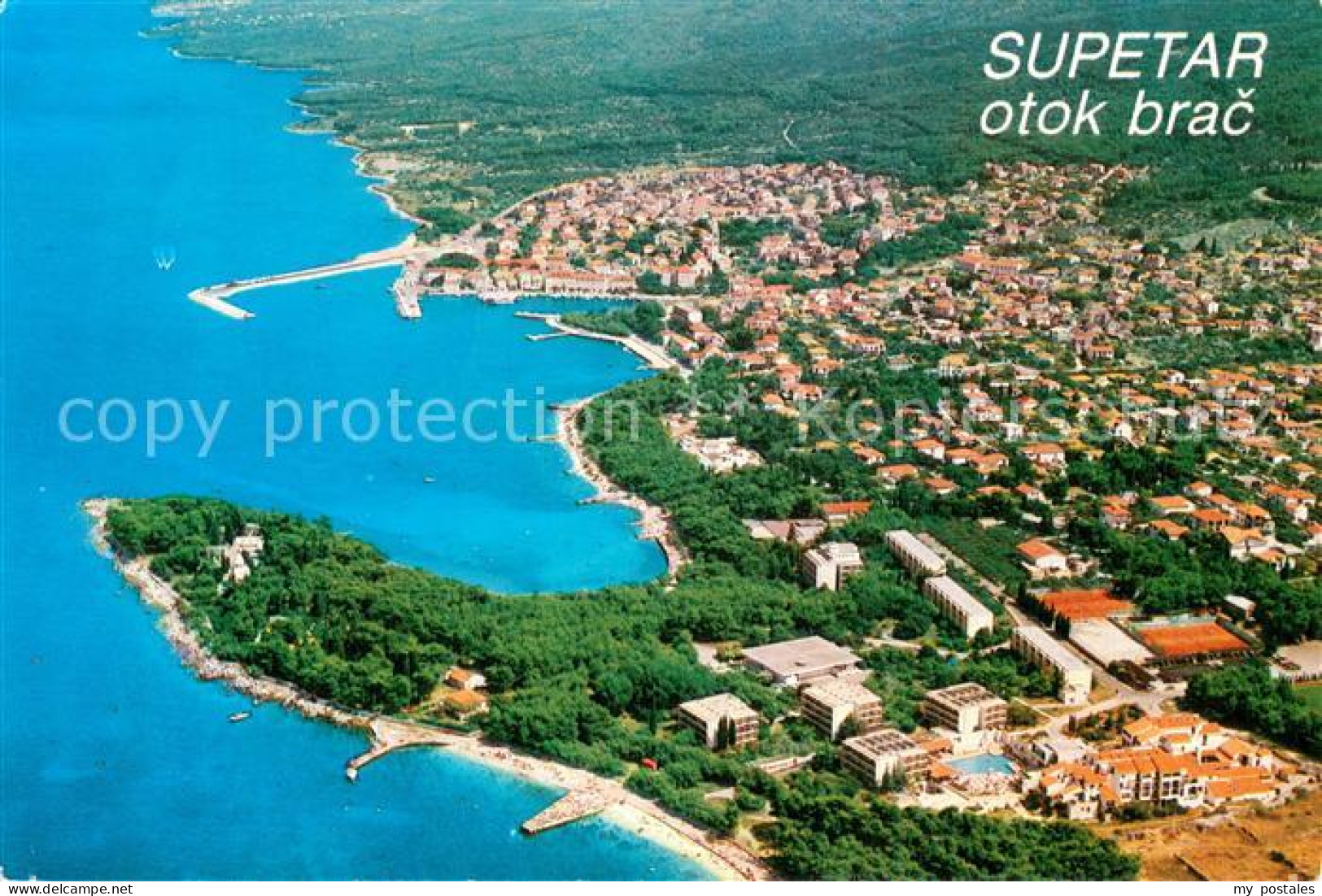 73743467 Supetar Croatia Fliegeraufnahme  - Croatia