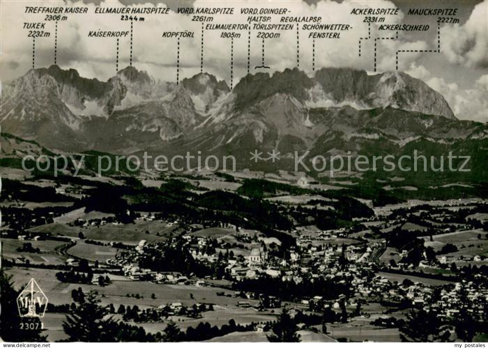 73743430 Kitzbuehel Tirol Gesamtansicht M. Kaisergebirge Kitzbuehel Tirol - Altri & Non Classificati