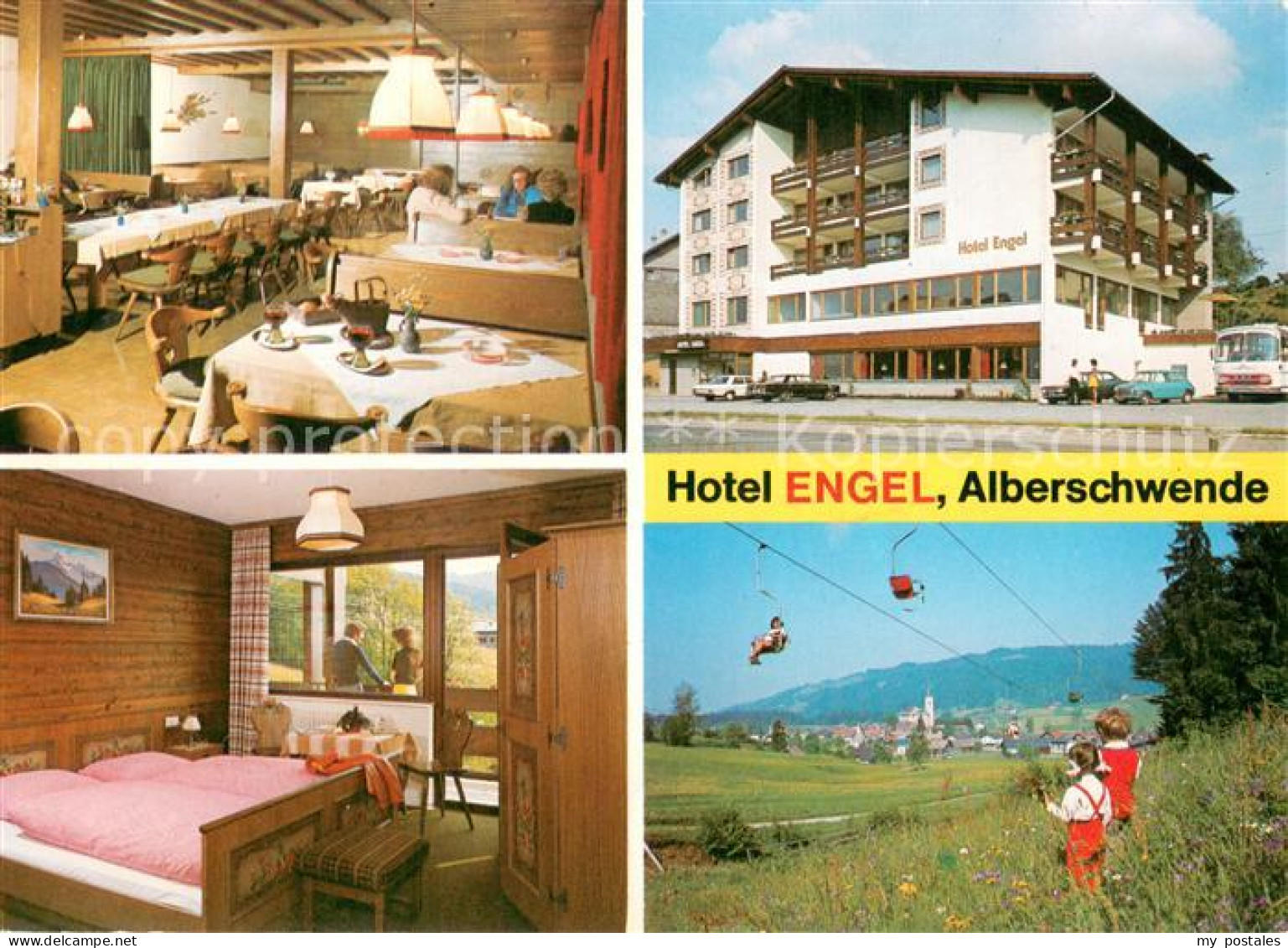 73743366 Alberschwende Hotel Engel Gastraum Zimmer Sessellift Alberschwende - Altri & Non Classificati