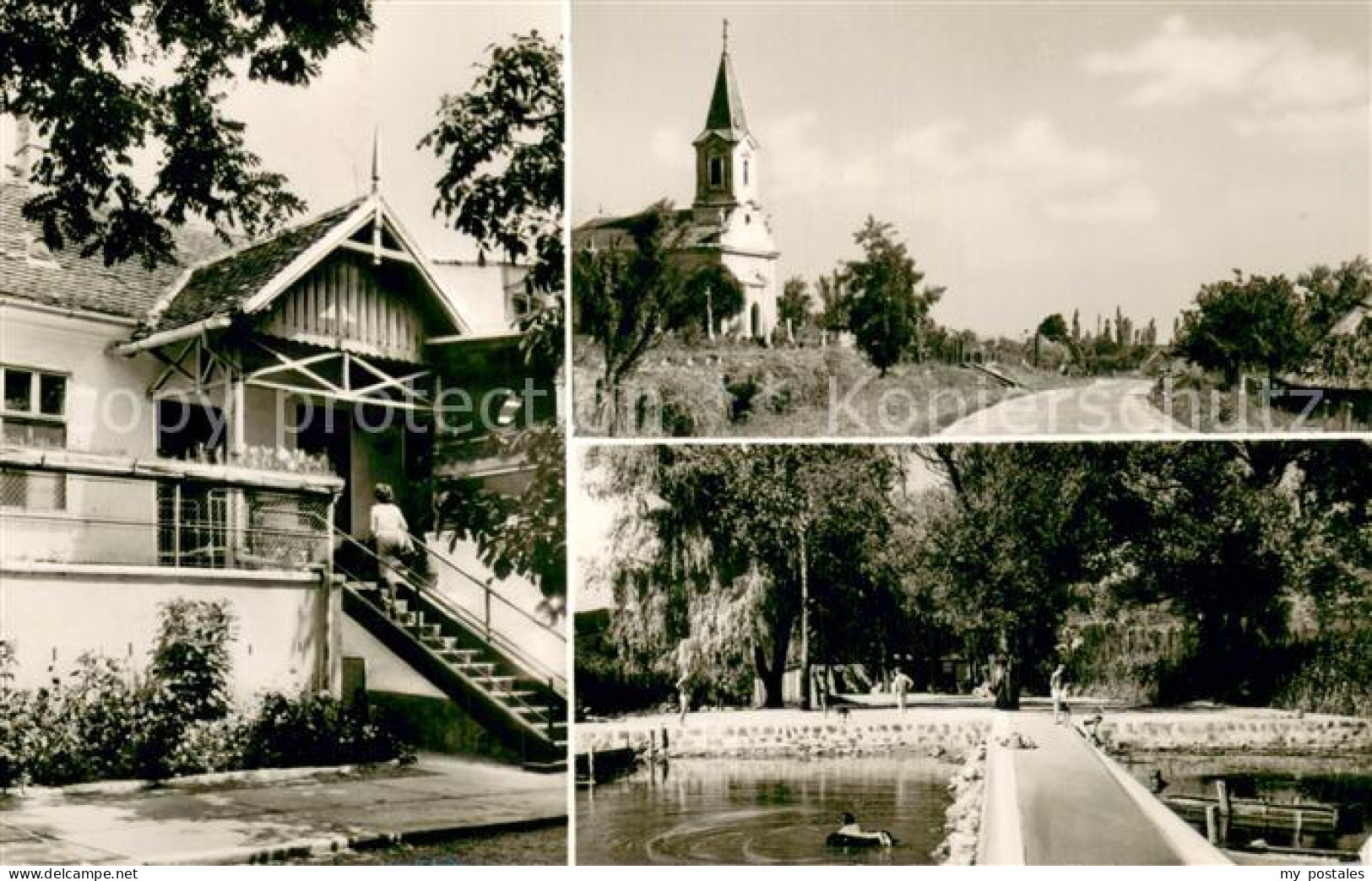 73743289 Gyenesdias Teilansichten Kirche Weiher Gyenesdias - Hungary