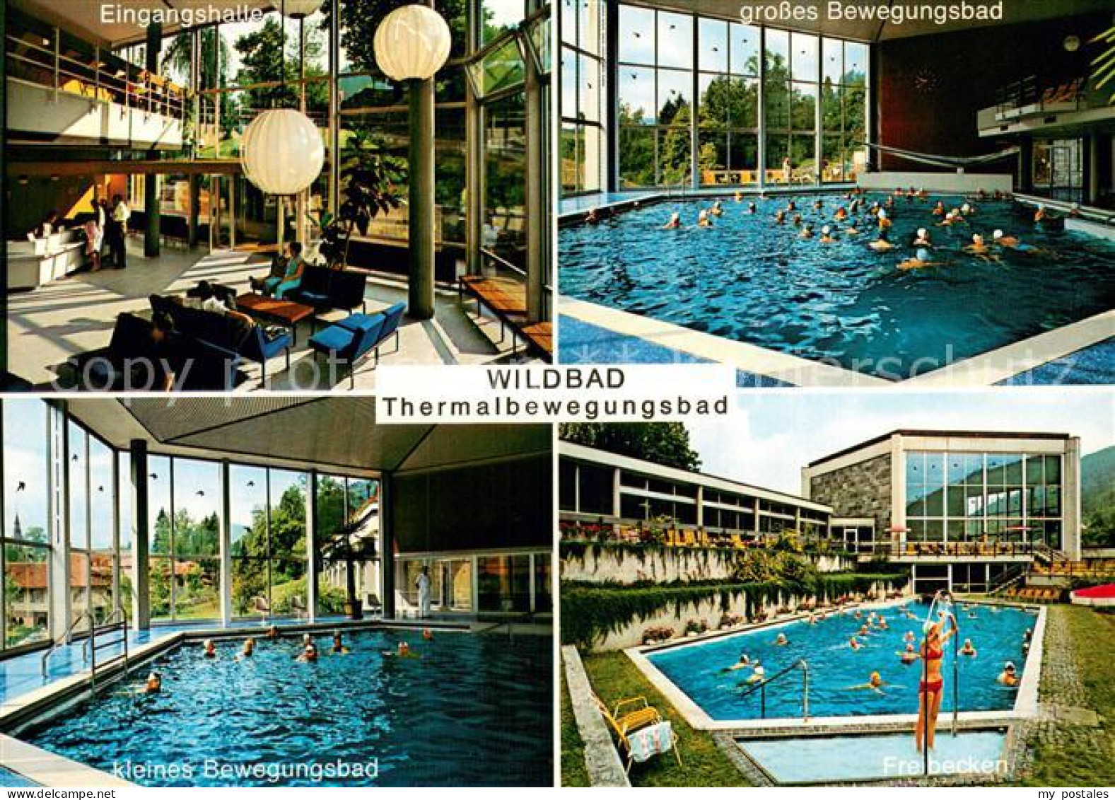 73743241 Wildbad Schwarzwald Thermal Hallenbewegungs Und Freibad Wildbad Schwarz - Autres & Non Classés