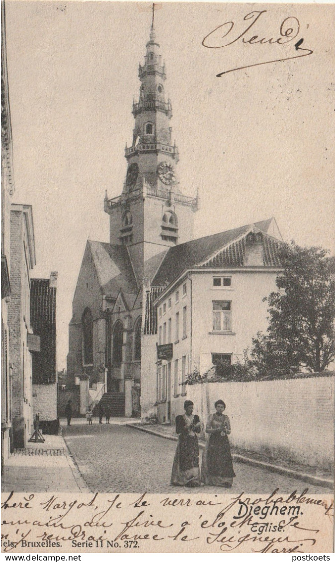 Diegem, Dieghem, L'Eglise, 2 Scans - Diegem