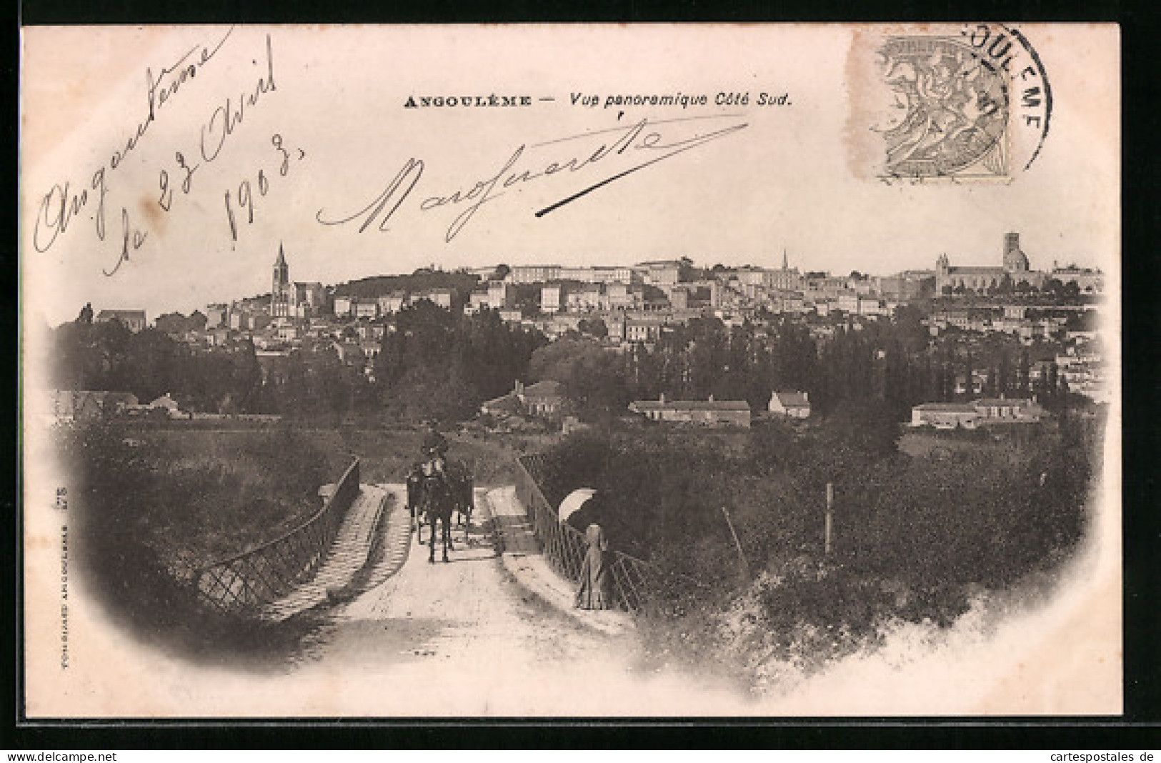 CPA Angouleme, Vue Panoramique Cotè Sud  - Angouleme