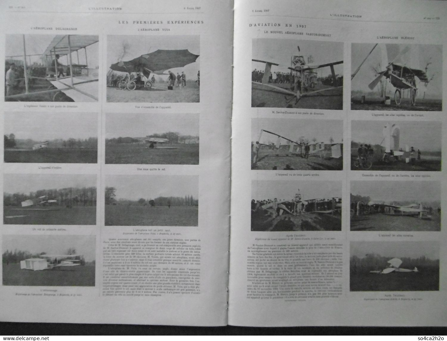 L'ILLUSTRATION N°3345 6/04/1907 Les Premières Expériences D'aviation, Les évènements Du Maroc, Johan Bojer - L'Illustration