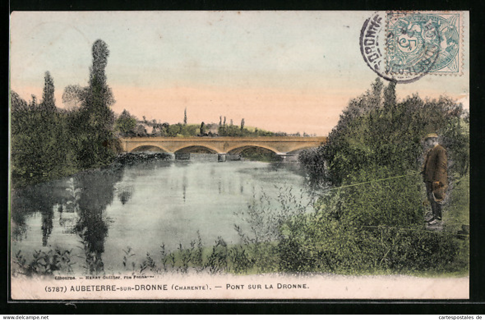 CPA Aubeterre-sur-Dronne, Pont Sur La Dronne  - Sonstige & Ohne Zuordnung