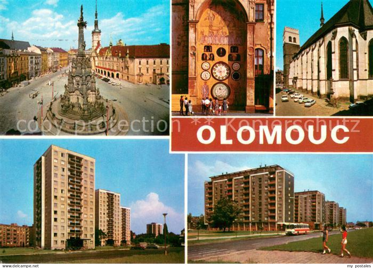 73743193 Olomouc Olmuetz CZ Na NamestiMiru Stoji Radnice Gotickeho Puvodu A Monu - Tchéquie