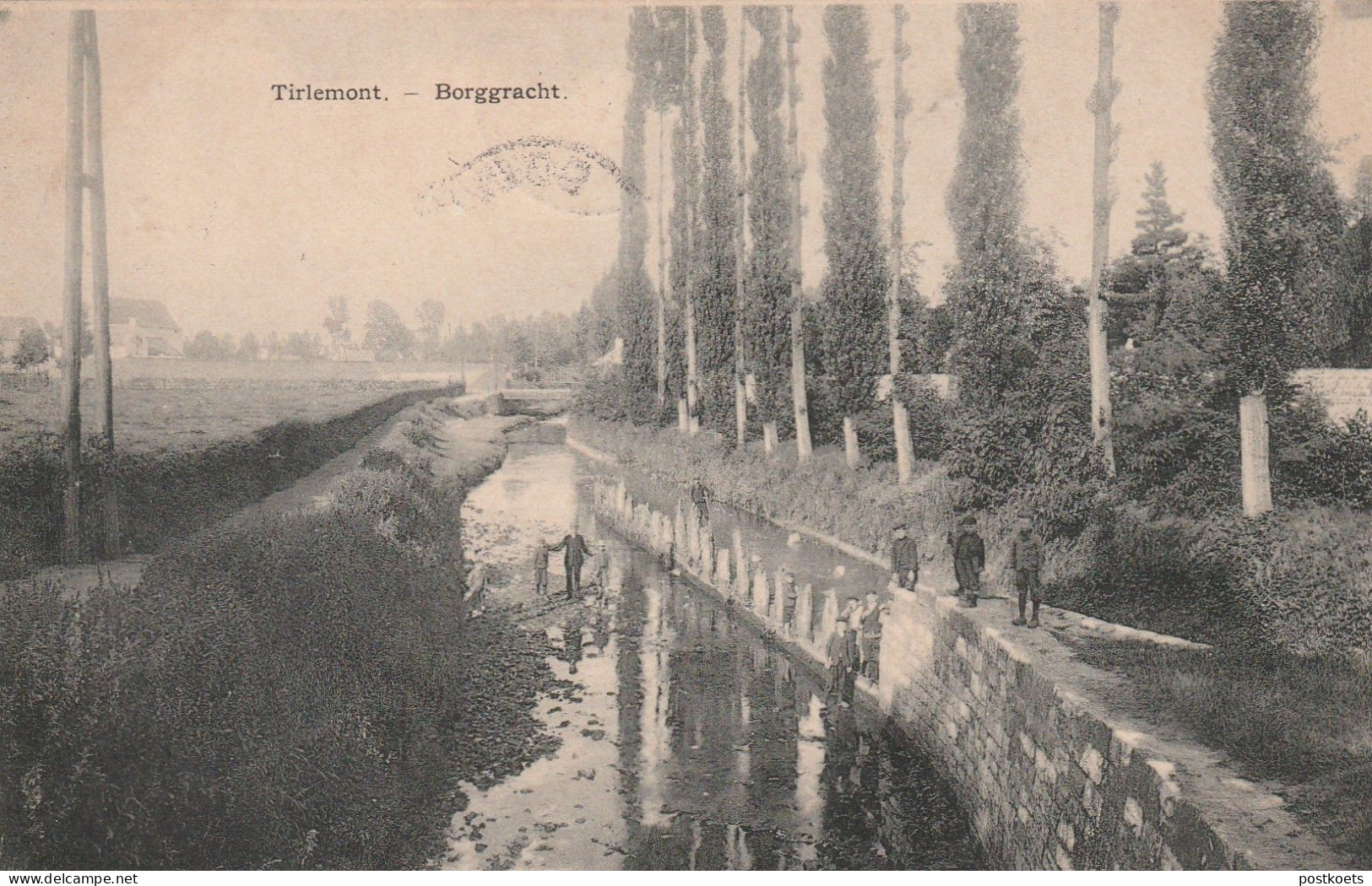 Tienen, Tirlemont, Borggracht, 2 Scans - Tienen