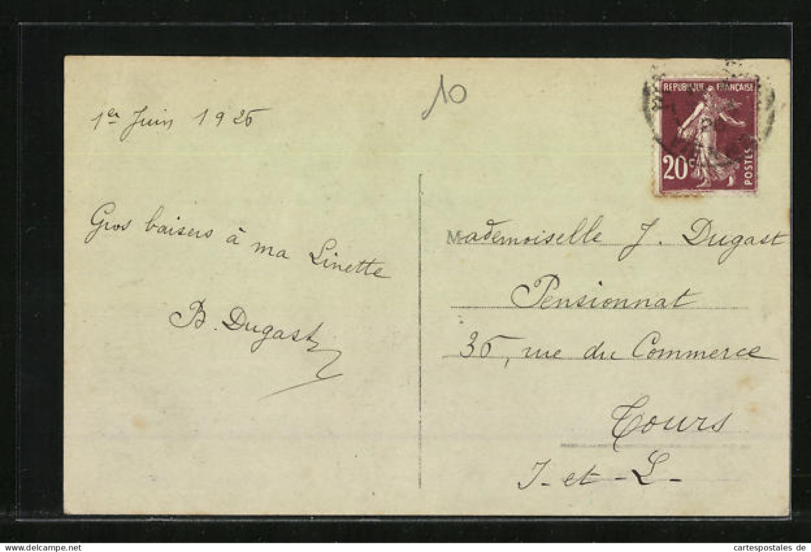 CPA Port-de-Piles, Place De L`Eglise  - Other & Unclassified