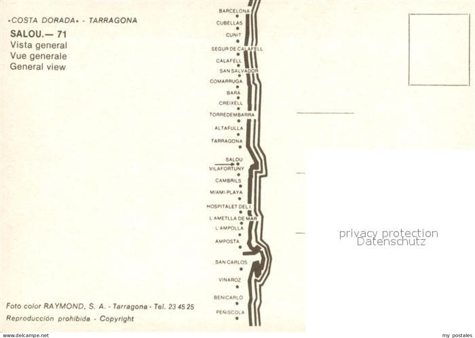 73743111 Salou ES Fliegeraufnahme  - Andere & Zonder Classificatie